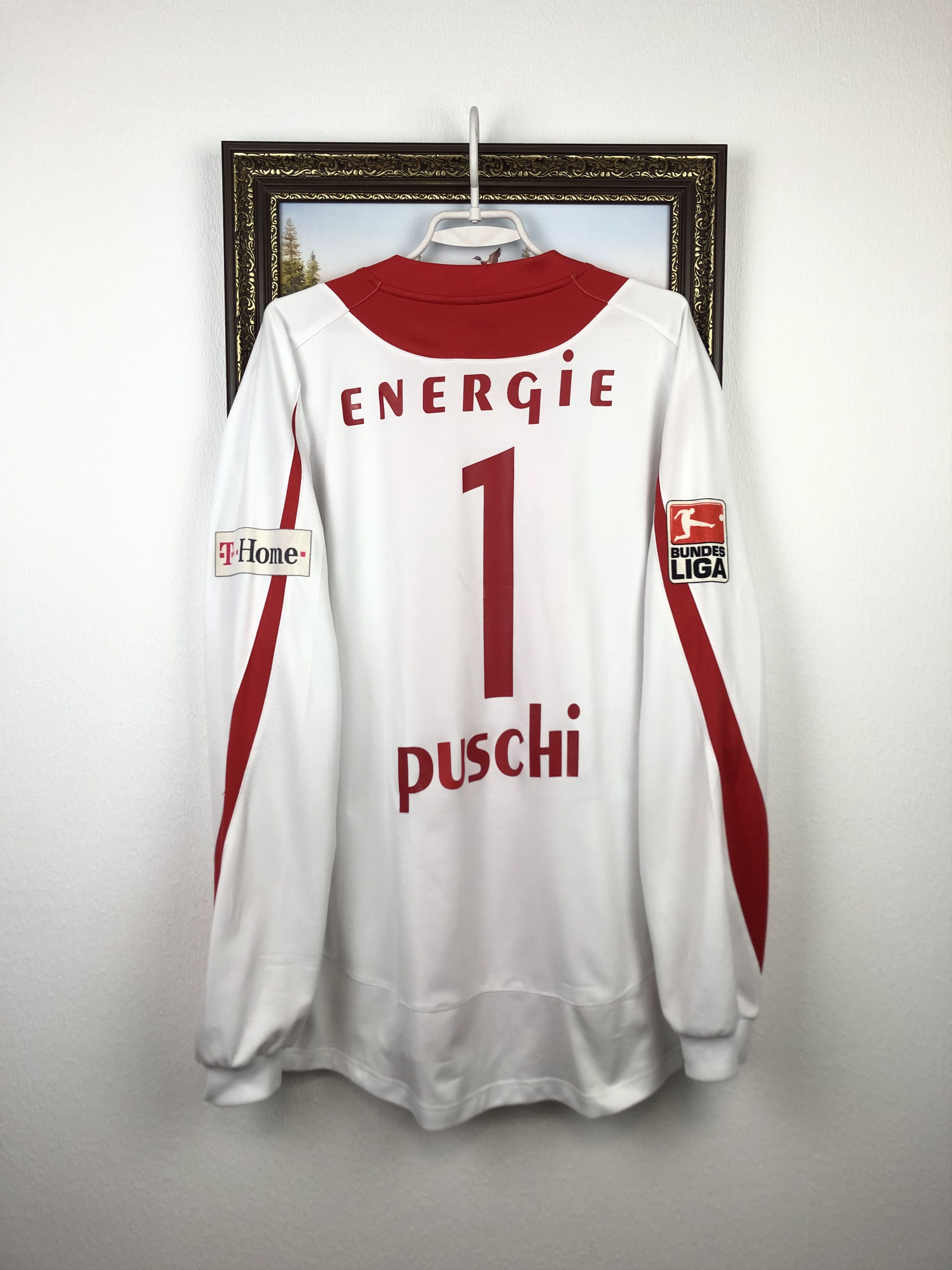 Vintage Energie Cottbus shirt 2006 Soccer Puschi Long Sleeve Jersey Size US XXL / EU 58 / 5 - 9 Thumbnail