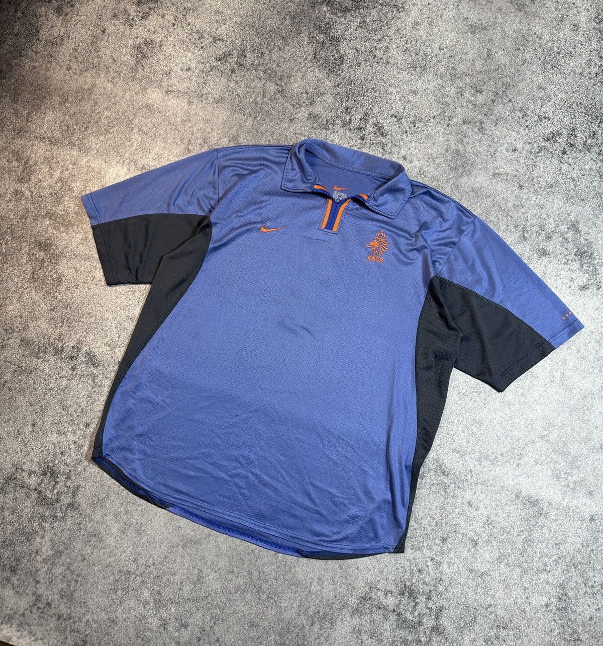 Nike × Vintage Vintage Nike Netherlands 11 Overmars Soccer Jersey Blokecore Size US XL / EU 56 / 4 - 2 Thumbnail