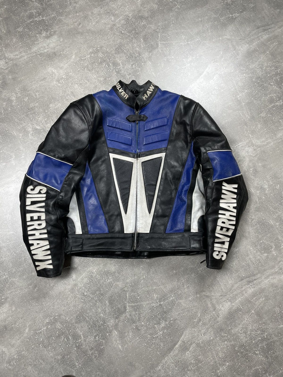 Genuine Leather × Vintage Rare! Vintage Racing Leather Biker Jacket 90s Size US M / EU 48-50 / 2 - 5 Thumbnail