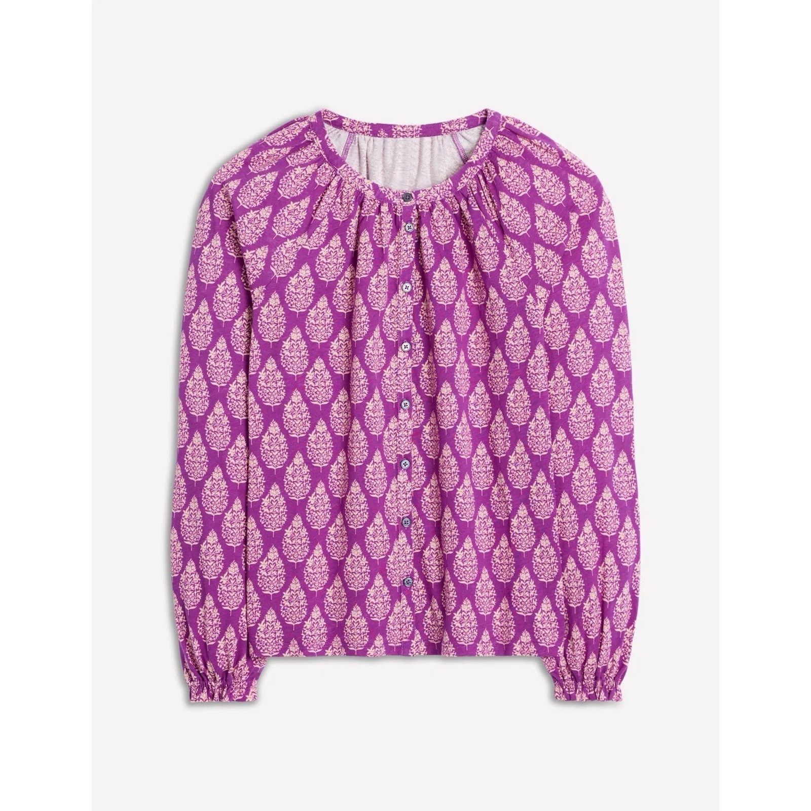 Boden Boden Isla Long Sleeve Jersey Shirt Womens Top Size 0 Size XS / US 0-2 / IT 36-38 - 6 Thumbnail