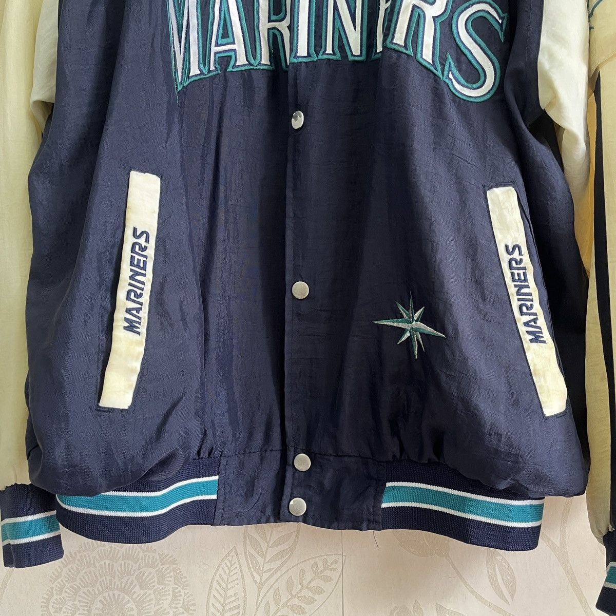 MLB Vintage MLB Seattle Mariners Sweater Light Jacket Size US L / EU 52-54 / 3 - 11 Thumbnail