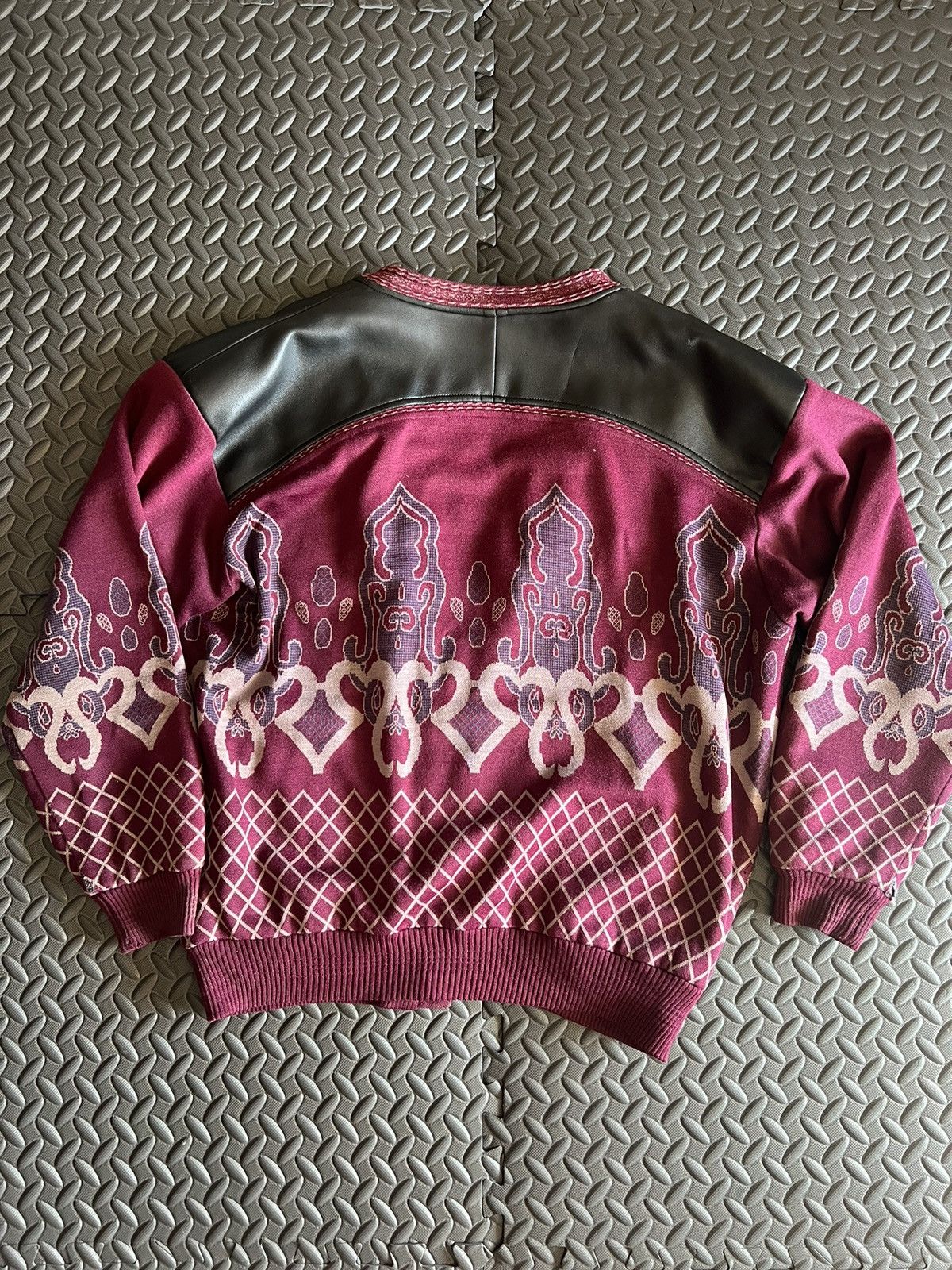Vintage Vintage 90s Cardigan Bomber Paris Size US L / EU 52-54 / 3 - 3 Thumbnail