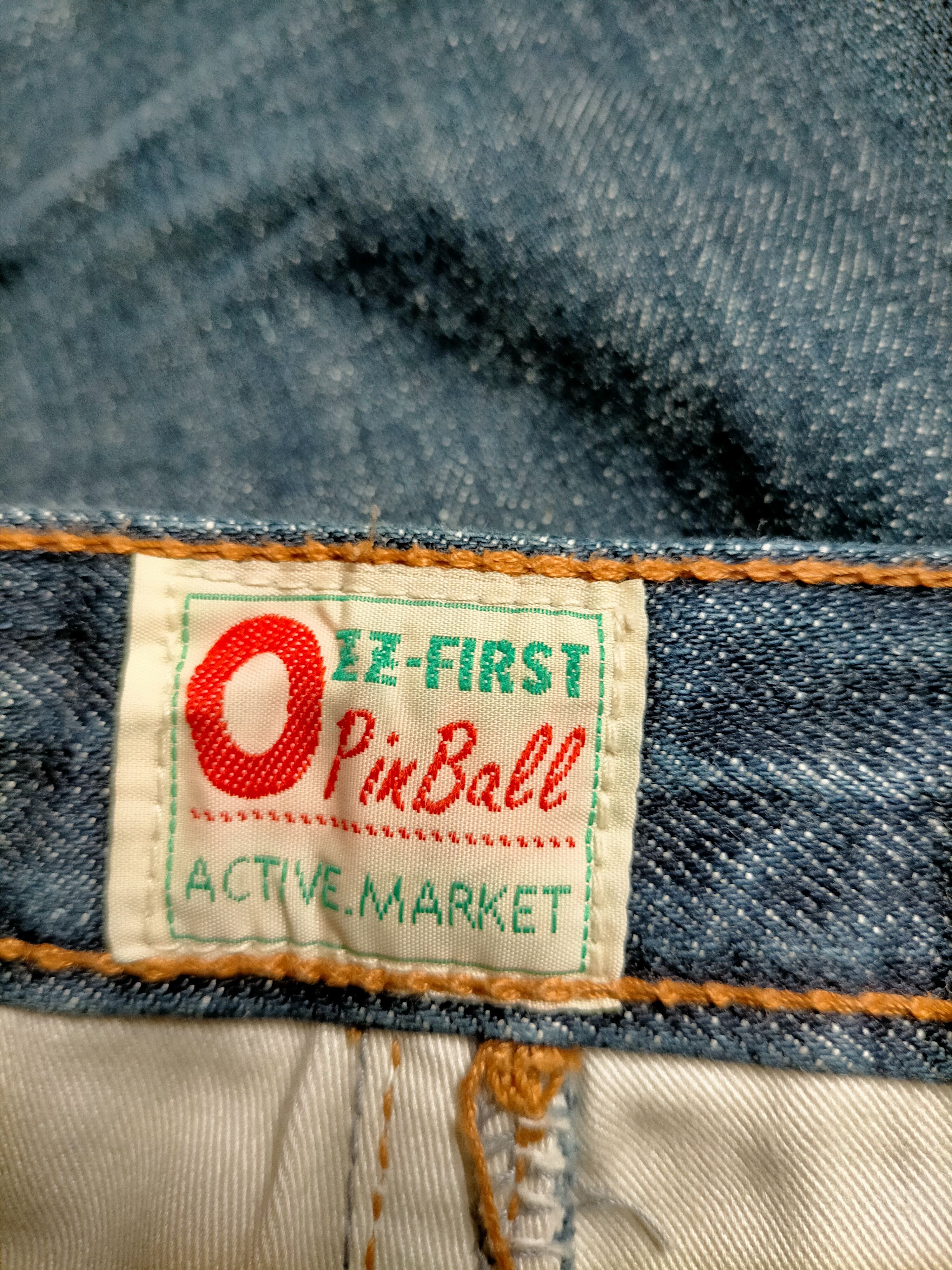 If Six Was Nine Ozz-First Pinball Japanese Flare Leather Cotton Boot cut Size US 30 / EU 46 - 22 Thumbnail