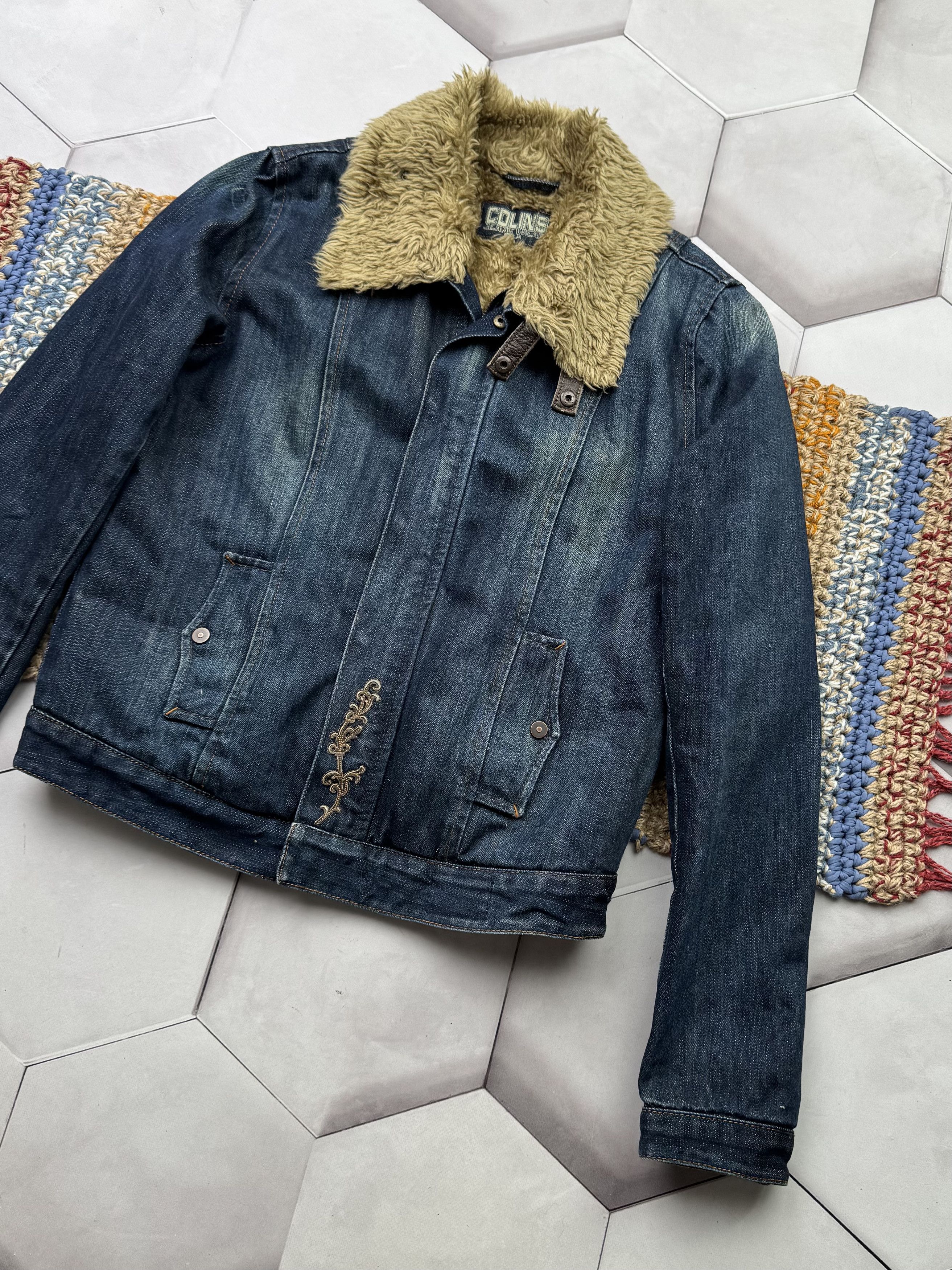 Japanese Brand Vintage Cropped Denim Jacket (E4) Size M / US 6-8 / IT 42-44 - 3 Thumbnail