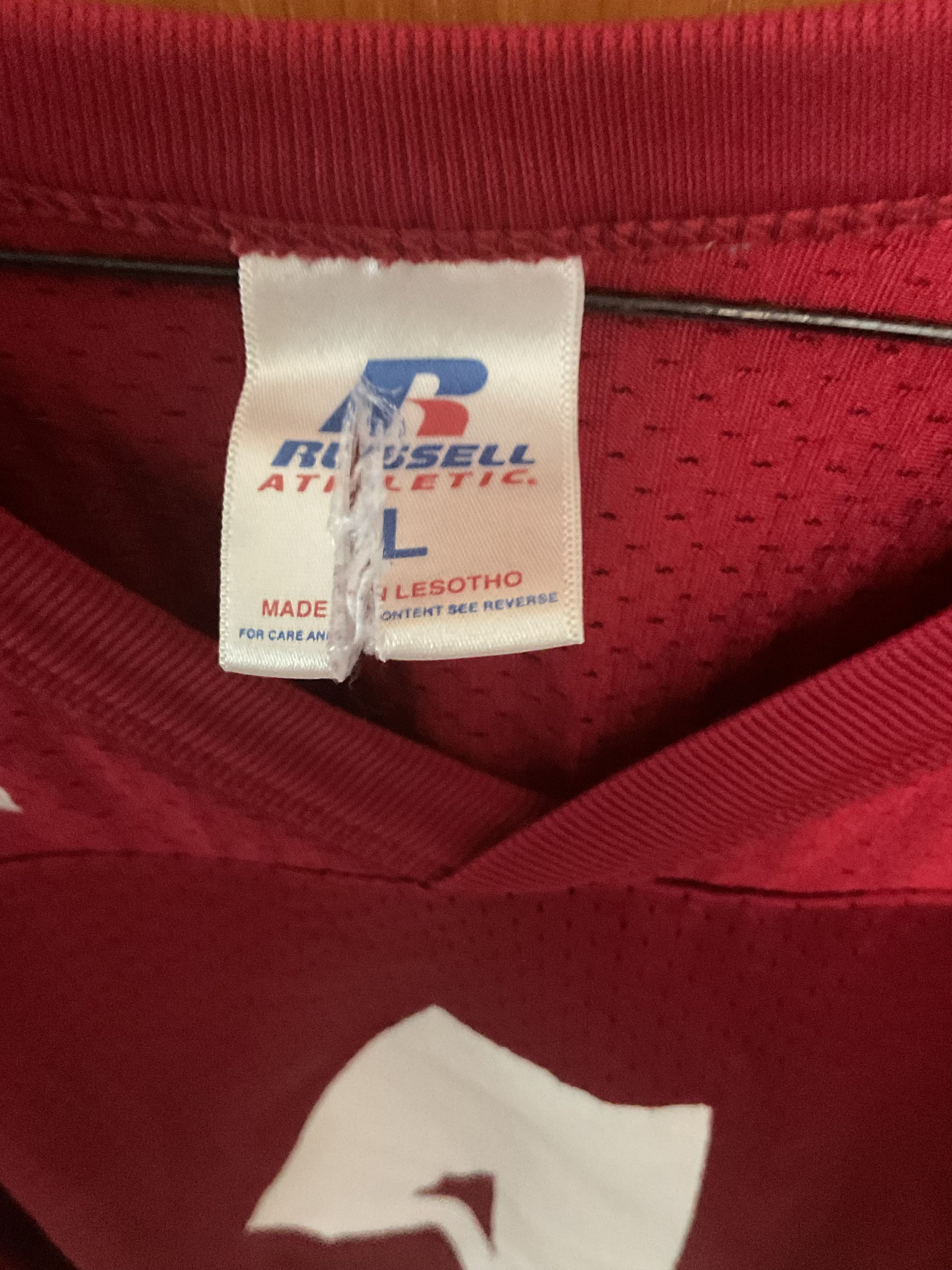 Vintage Russel Athletic 4 football jersey Size US L / EU 52-54 / 3 - 3 Thumbnail