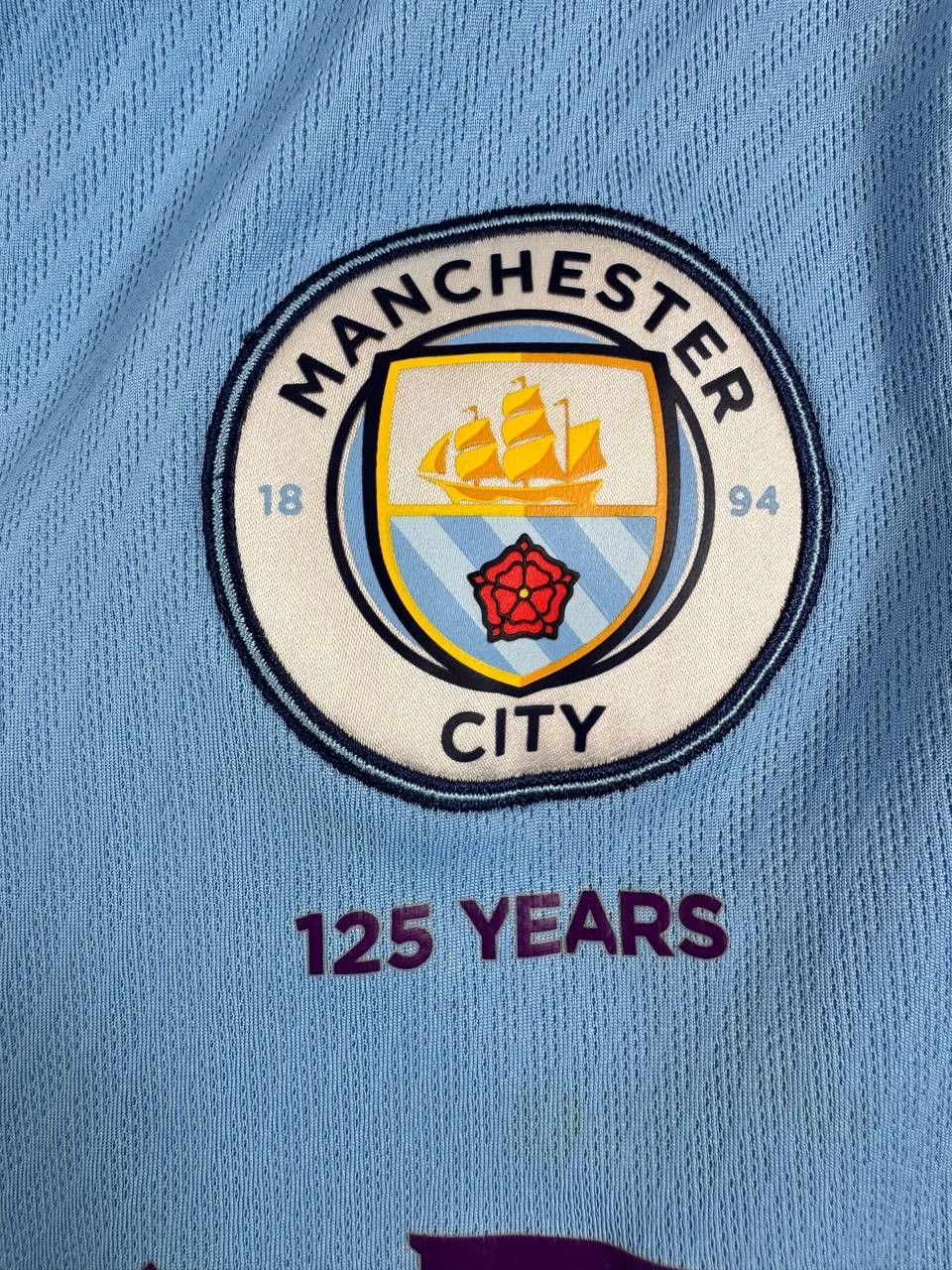 Puma Manchester City Puma Home Jersey 125 Years Long 2019/20 Sz S Size US S / EU 44-46 / 1 - 2 Thumbnail