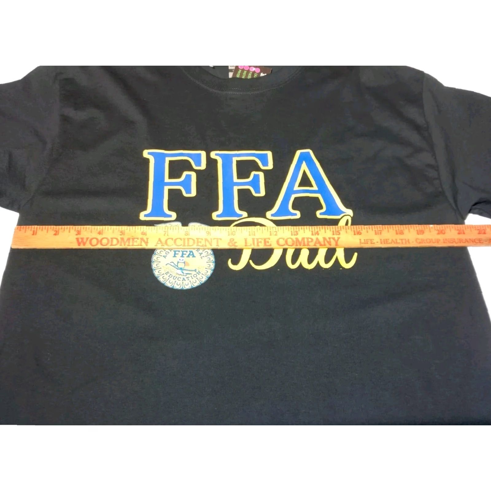 Gildan FFA Dad Shirt Men L Black Future Farmers of America Education Farming Father T-Shirt Gildan Dryblend Crew Neck Short Sleeve Cotton Blend Knit Regular Size US L / EU 52-54 / 3 - 6 Thumbnail