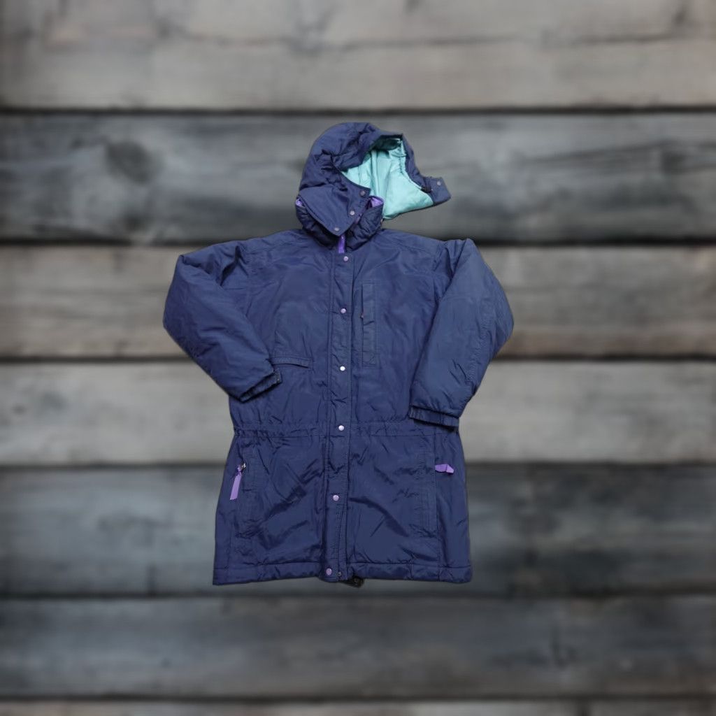 Patagonia VINTAGE Patagonia Jacket Womens XS Blue Windbreaker Hooded 90s Size XS / US 0-2 / IT 36-38 - 1 Thumbnail