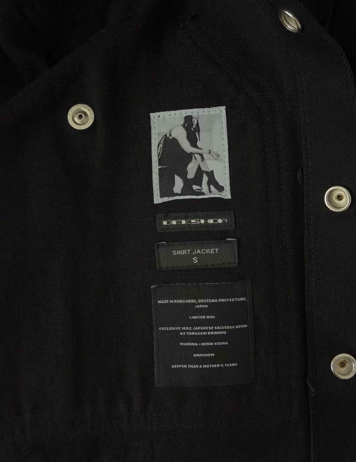 Rick Owens Rick Owens Drkshdw Japanese Raw Denim Kimono Jacket Size US S / EU 44-46 / 1 - 5 Thumbnail