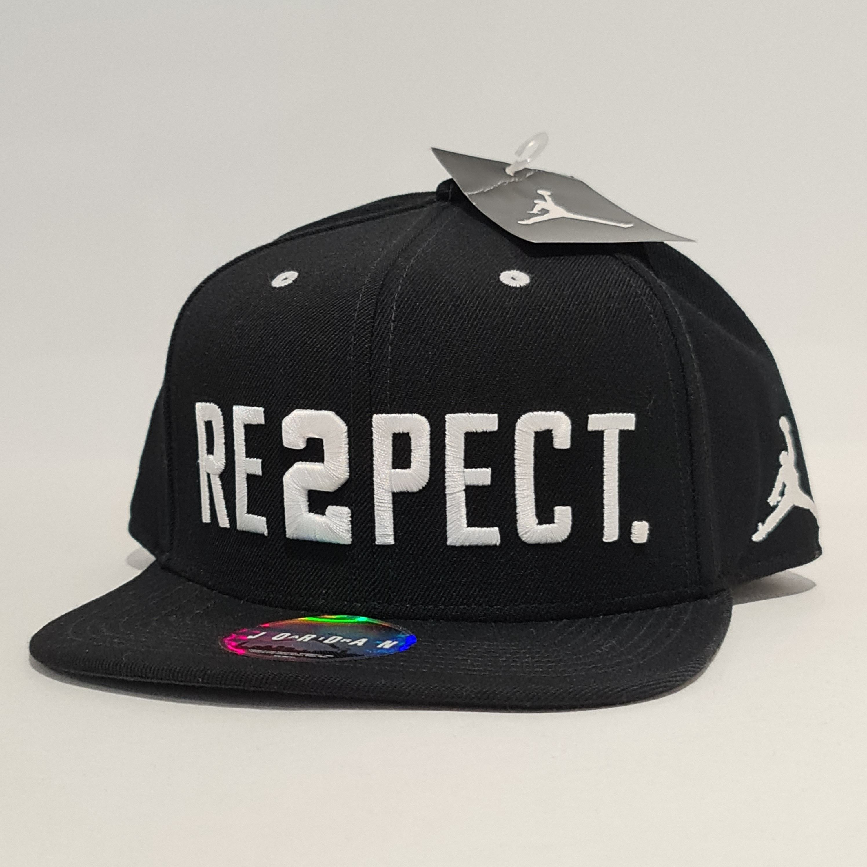 Jordan Brand Jordan Cap Snapback 'RE2PECT' Black/White Size ONE SIZE - 1 Thumbnail