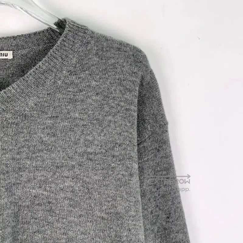 Miu Miu Miu Miu Grey Wool Pullover Sweater . Size S / US 4 / IT 40 - 3 Thumbnail