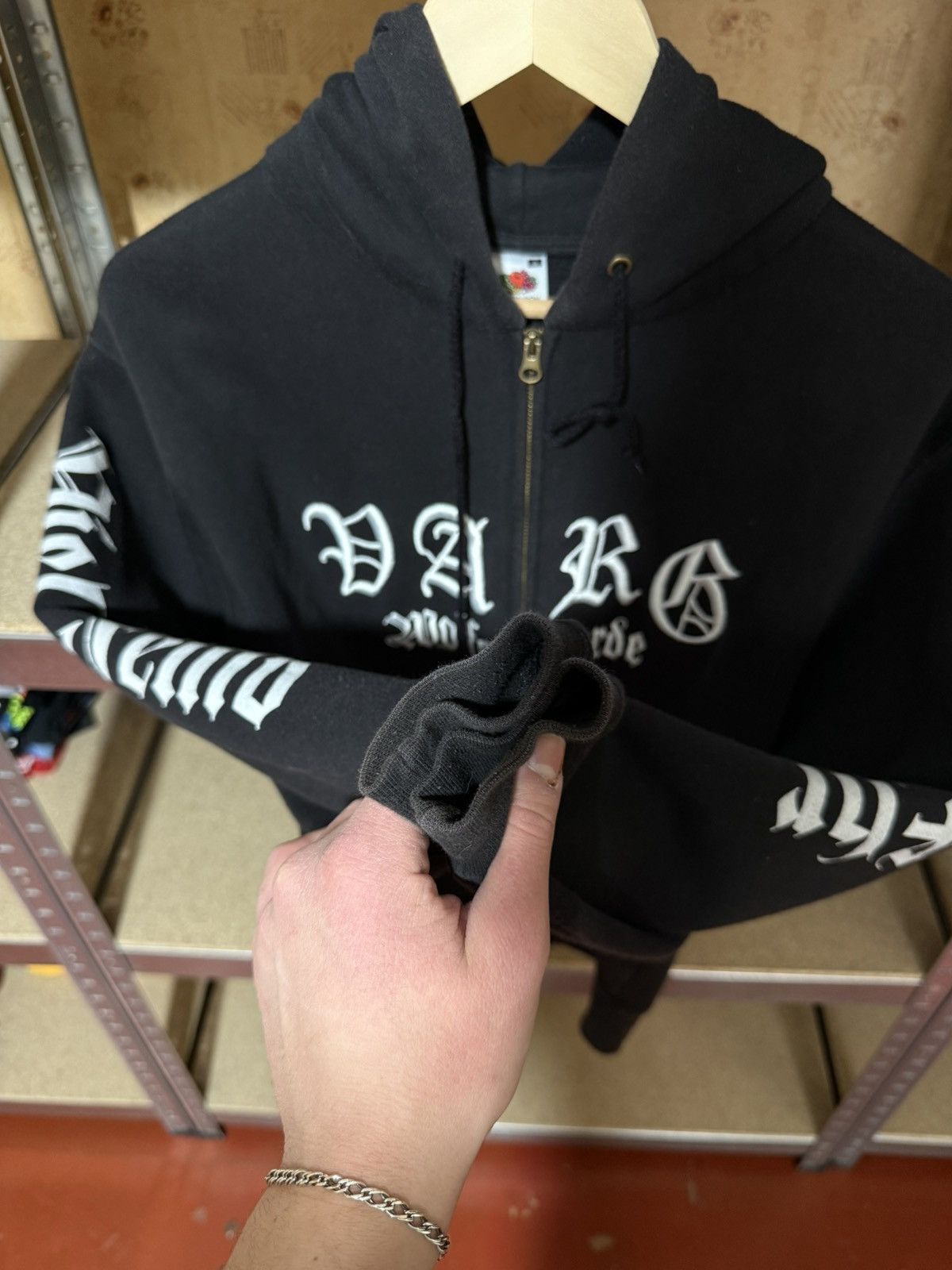 Band Tees × Vintage Vintage 2000’s Varg Germany Rock Black Metal Hoodie Y2K Size US S / EU 44-46 / 1 - 5 Thumbnail