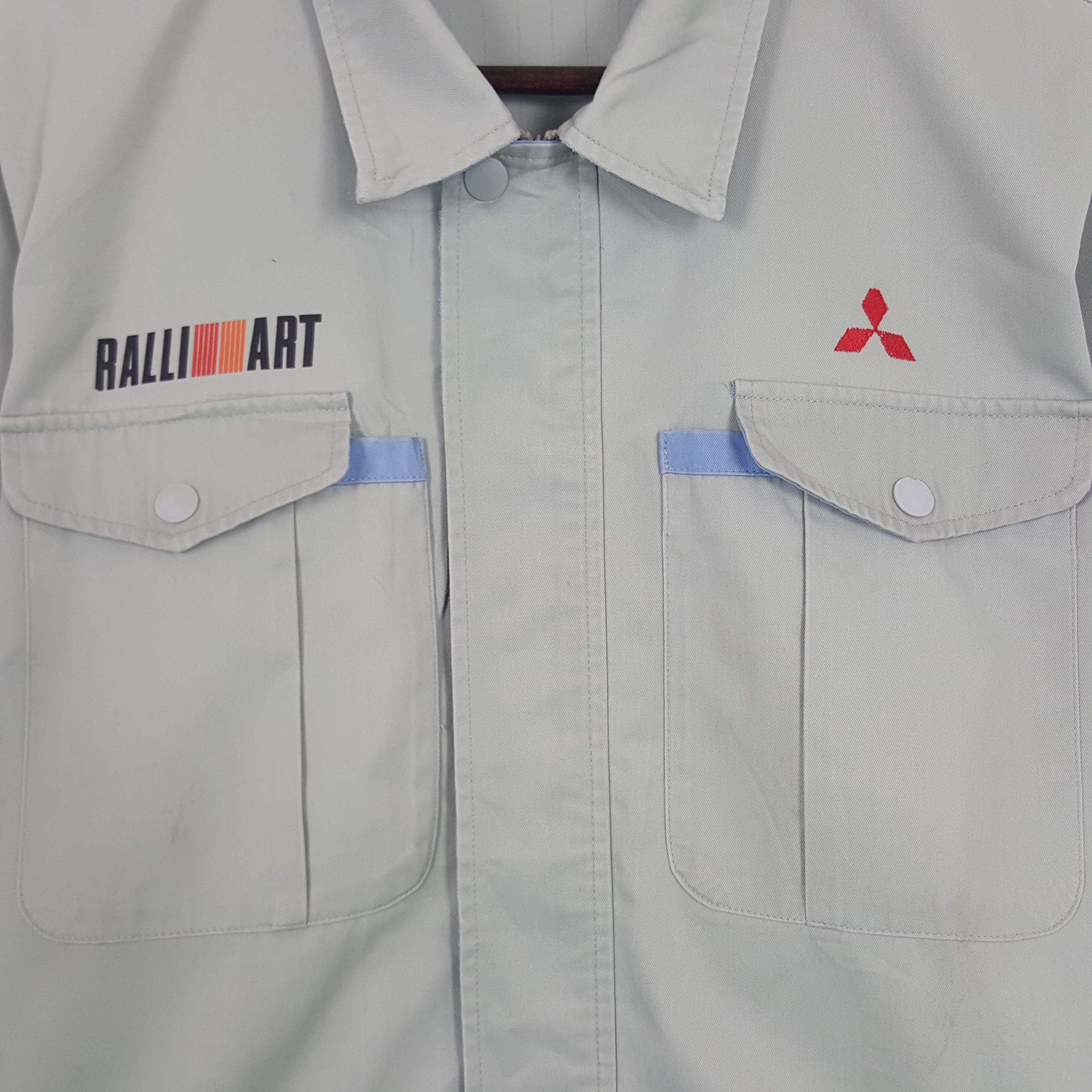 Vintage Vintage Mitsubishi Rally Art Custom Sport Worker Jacket Size US XL / EU 56 / 4 - 4 Thumbnail