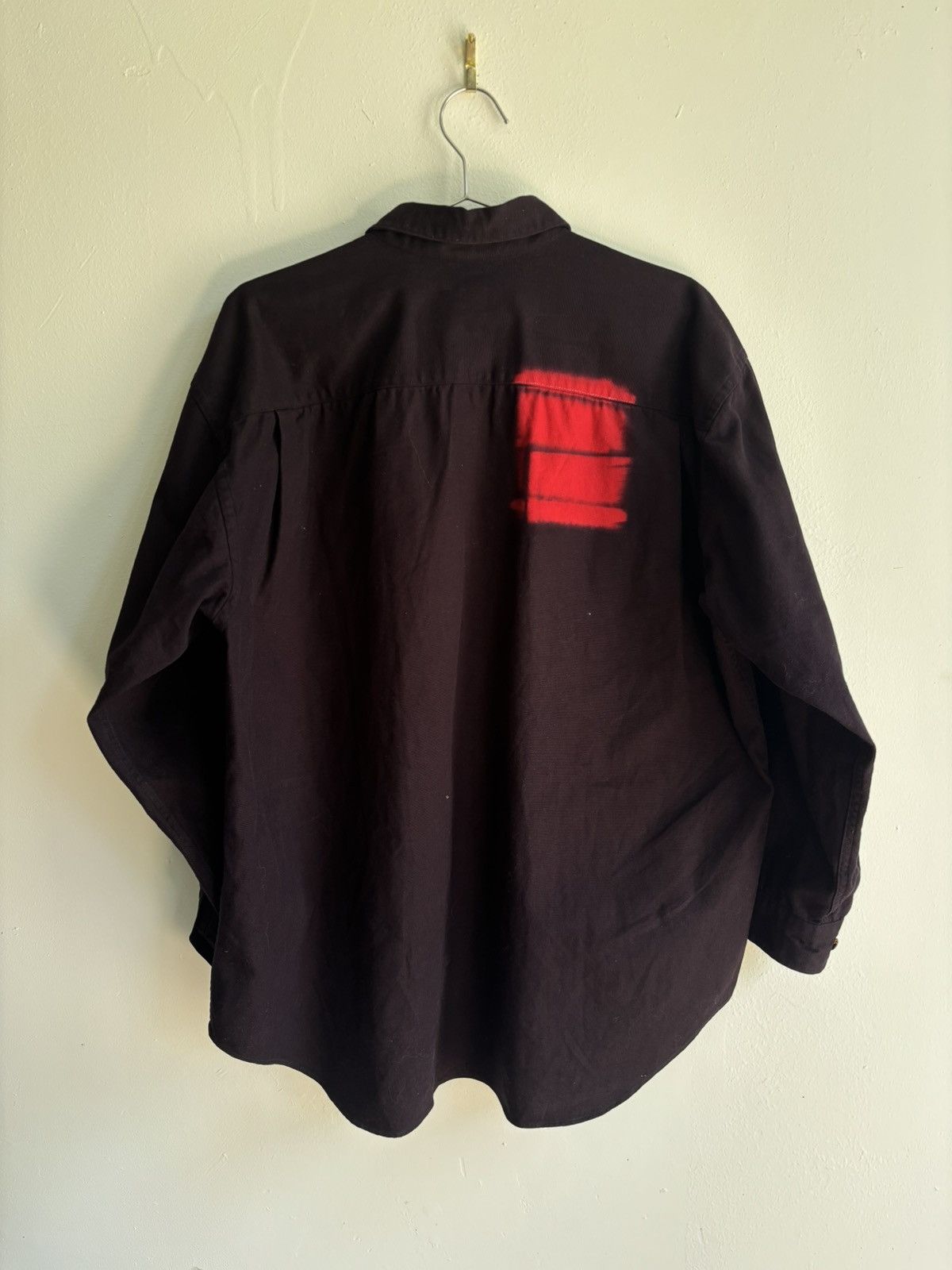 Issey Miyake Issey Miyake Maroon Shirt Jacket Size US L / EU 52-54 / 3 - 2 Thumbnail