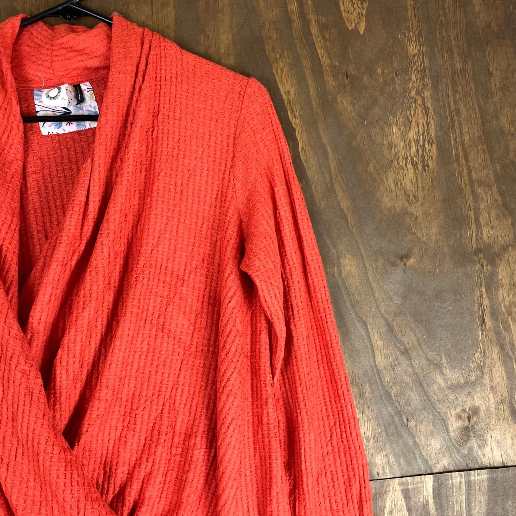 Anthropologie Anthropologie Sweater Akemi Kin Orange Woodruff Wrap Stretch M Woman Size M / US 6-8 / IT 42-44 - 5 Thumbnail
