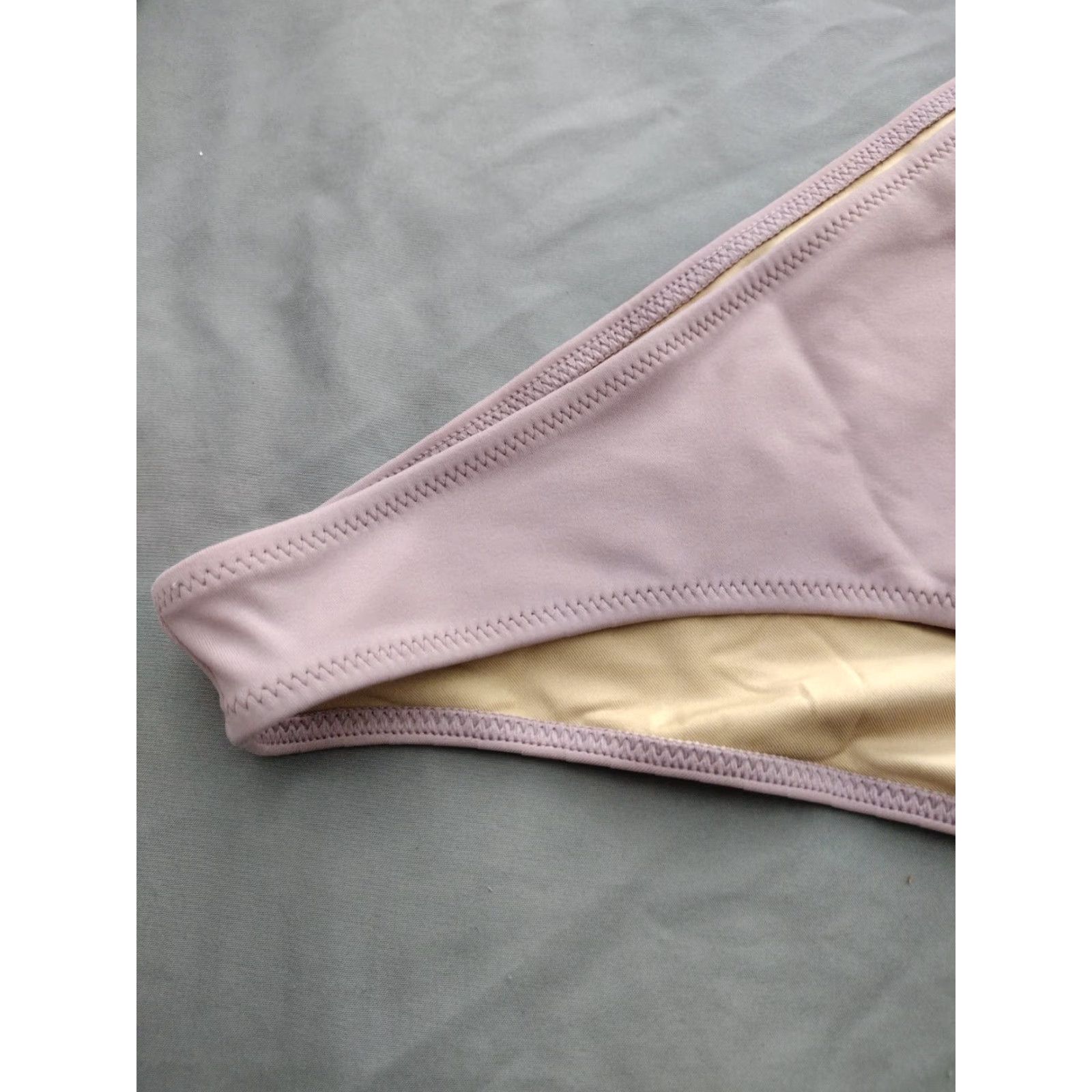 Vintage Shade & Shore Bikini Bottoms Women's Solid Purple Swimsuit S 4-6 Size 28" / US 6 / IT 42 - 7 Thumbnail