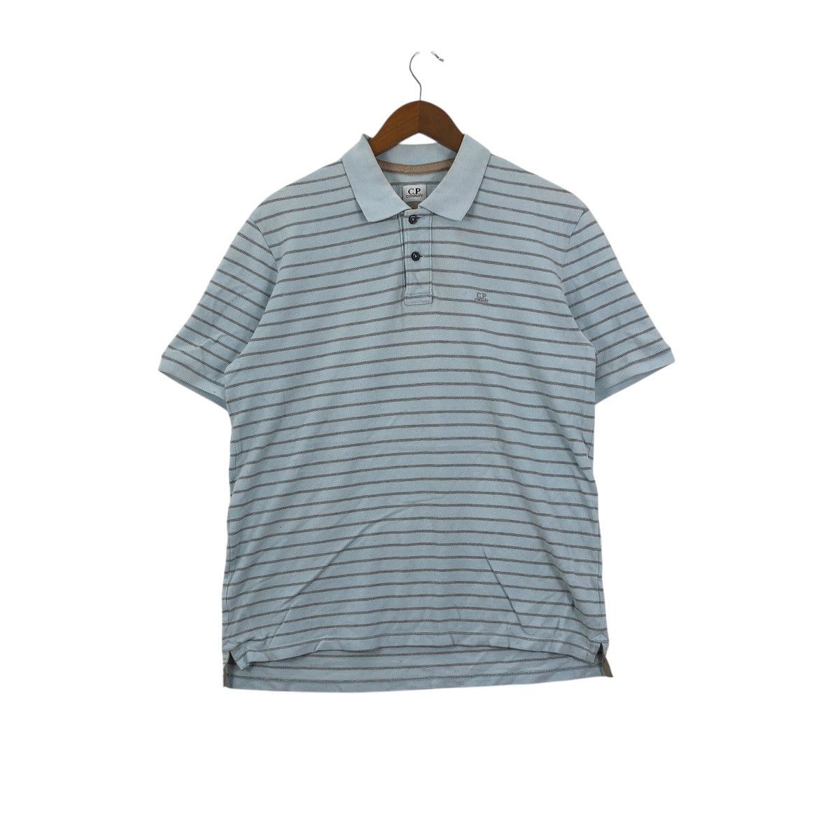 C.P. Company Vintage CP COMPANY Massimo OSTI Made in Italy Polo Shirt Size US L / EU 52-54 / 3 - 1 Thumbnail