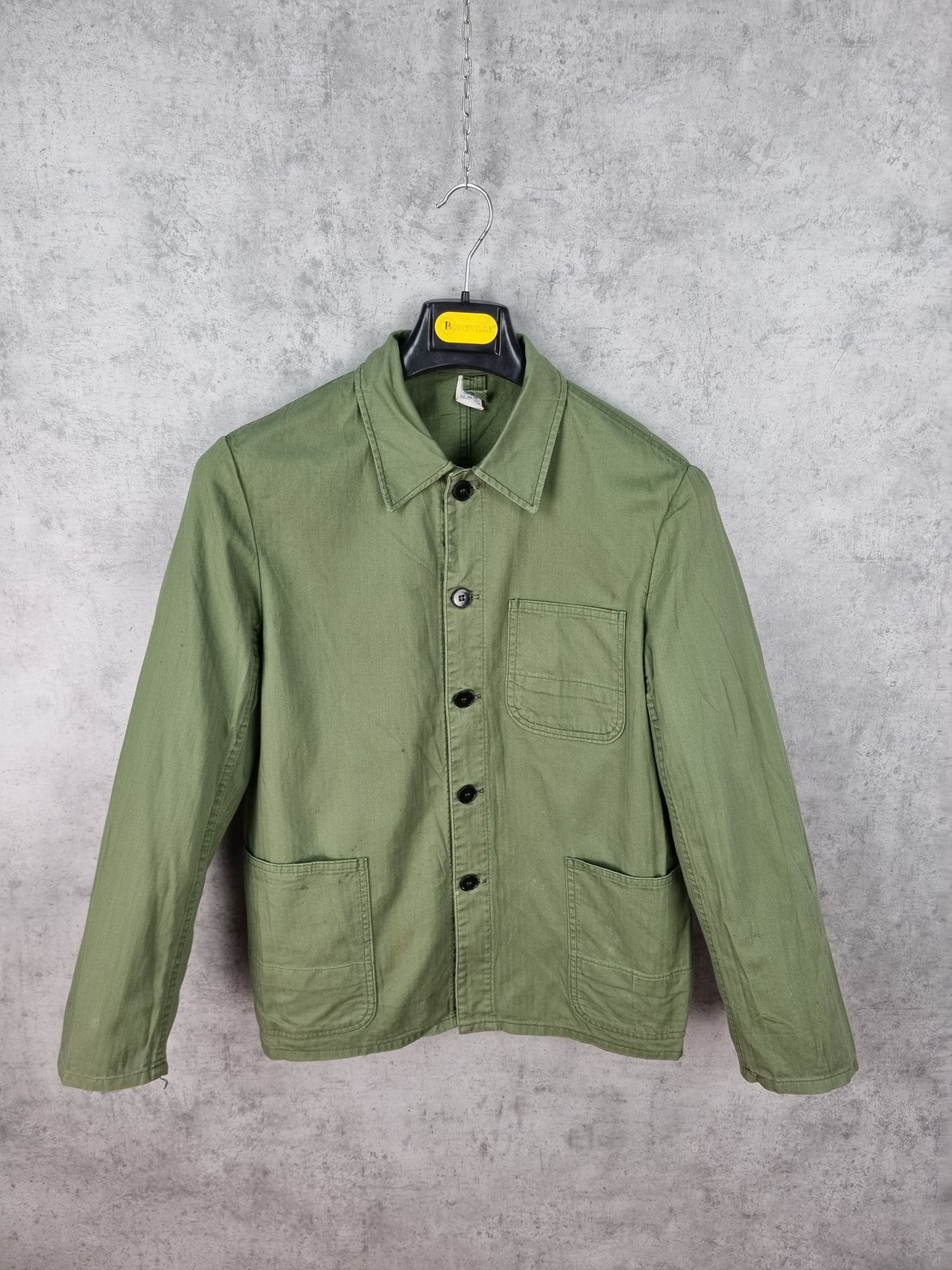 Le Laboureur × Vetra 90s Sanfor Worker Military French Chore Light Jacket Size US M / EU 48-50 / 2 - 11 Thumbnail