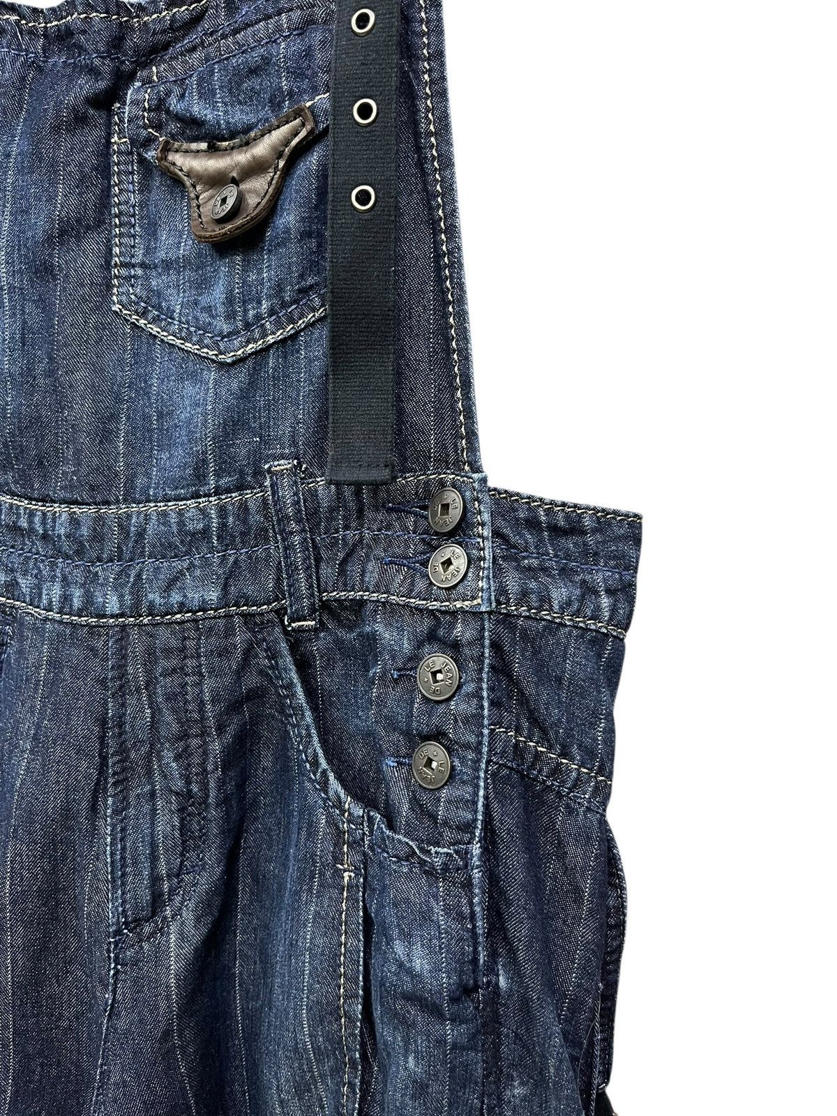 Marithe + Francois Girbaud Archive Marithe Francois Girbaud Structured Denim Overall S Size 30" / US 8 / IT 44 - 5 Thumbnail