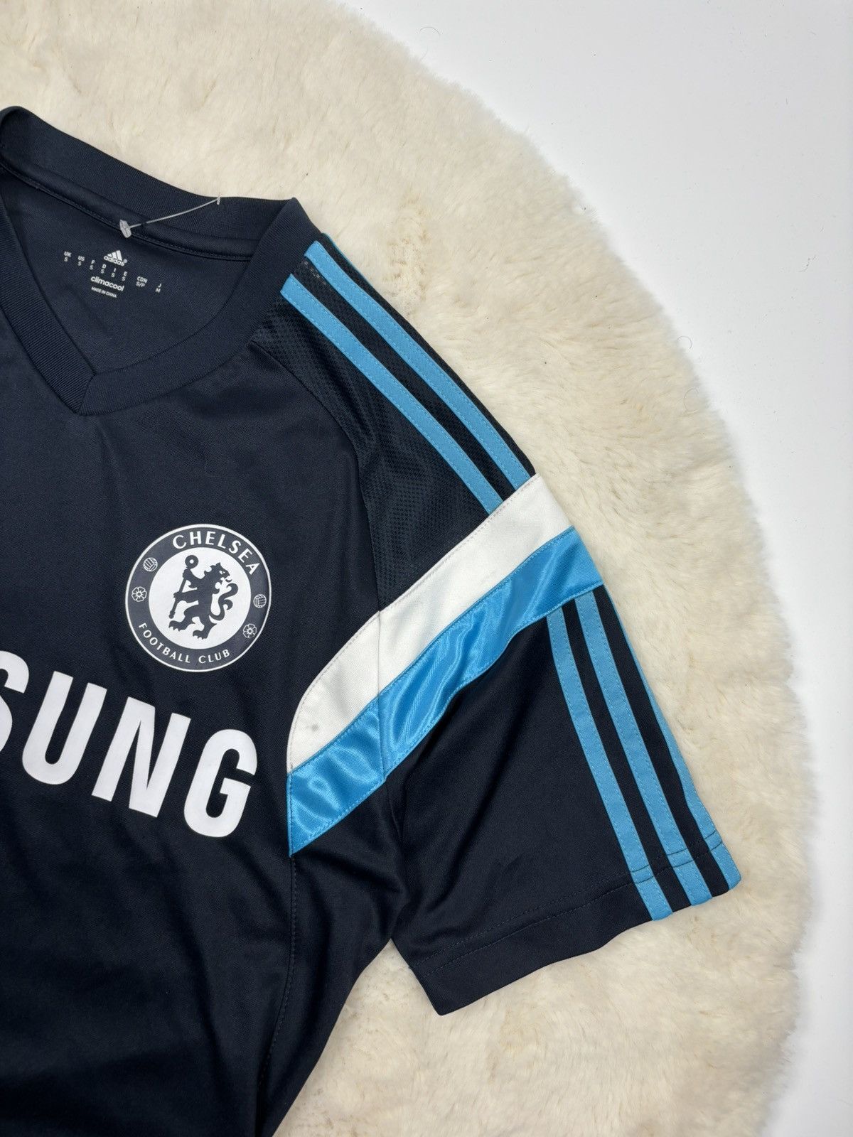 Adidas × Chelsea Soccer Adidas FC Chelsea 2014/15 Training Soccer Jersey Vintage Size US S / EU 44-46 / 1 - 5 Thumbnail