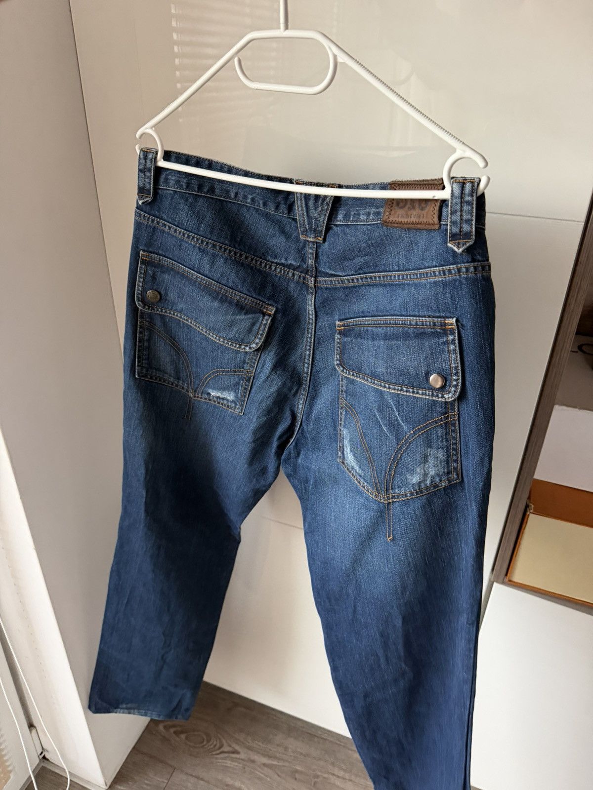 Dolce & Gabbana Dolce & Gabbana Vintage 05/06 SS Denim Swag Y2K Drip Jeans Size US 36 / EU 52 - 13 Thumbnail
