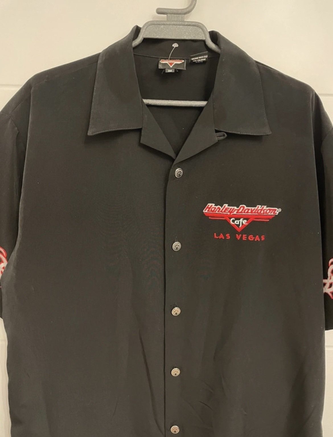 Harley Davidson Harley Davidson Cafe Las Vegas Men's Bowling Shirt Size US M / EU 48-50 / 2 - 2 Thumbnail