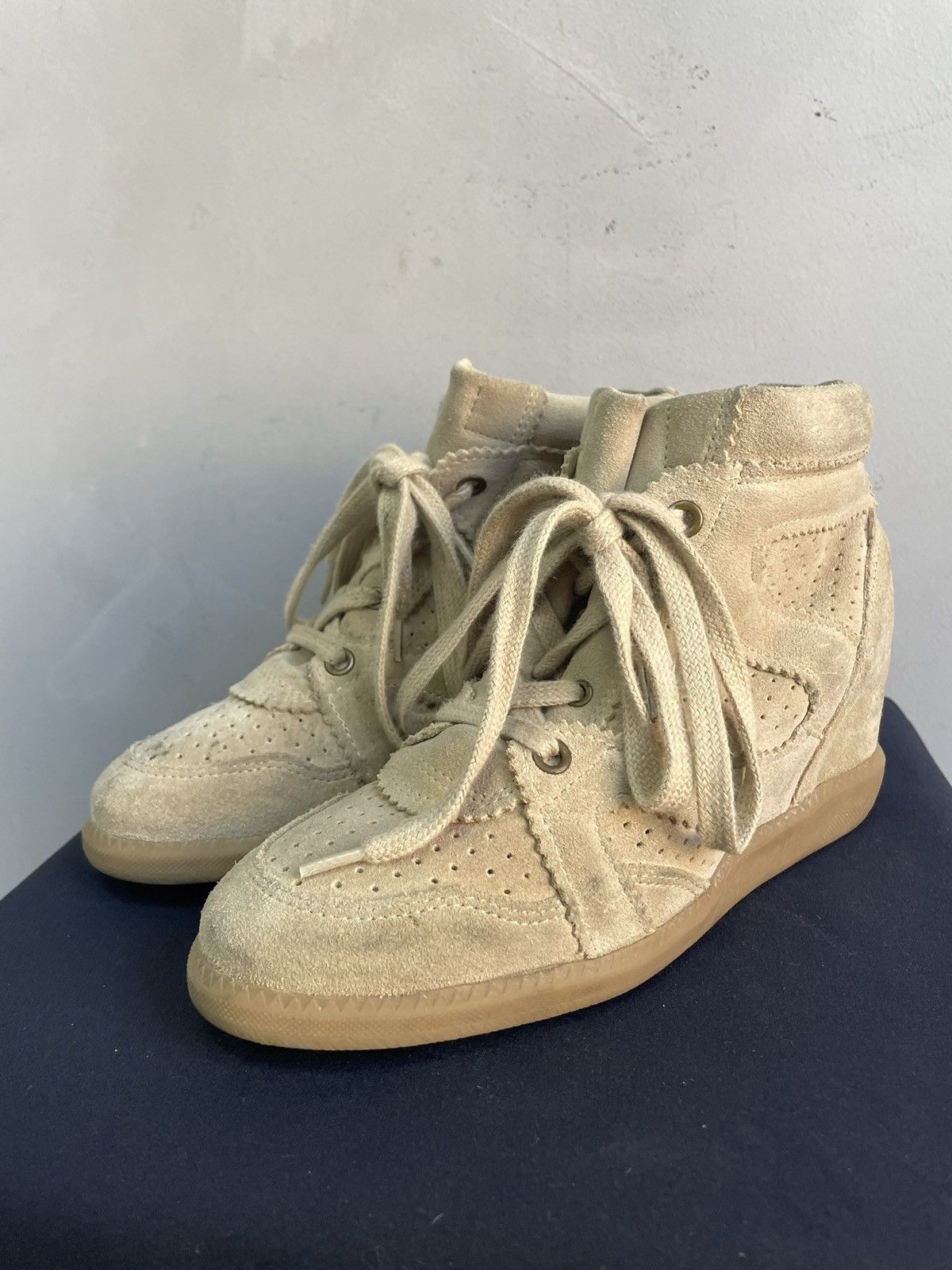 Isabel Marant Isabel Marant Style Sneakers Platform Suede Shoes y2k Size US 7 / IT 37 - 1 Thumbnail