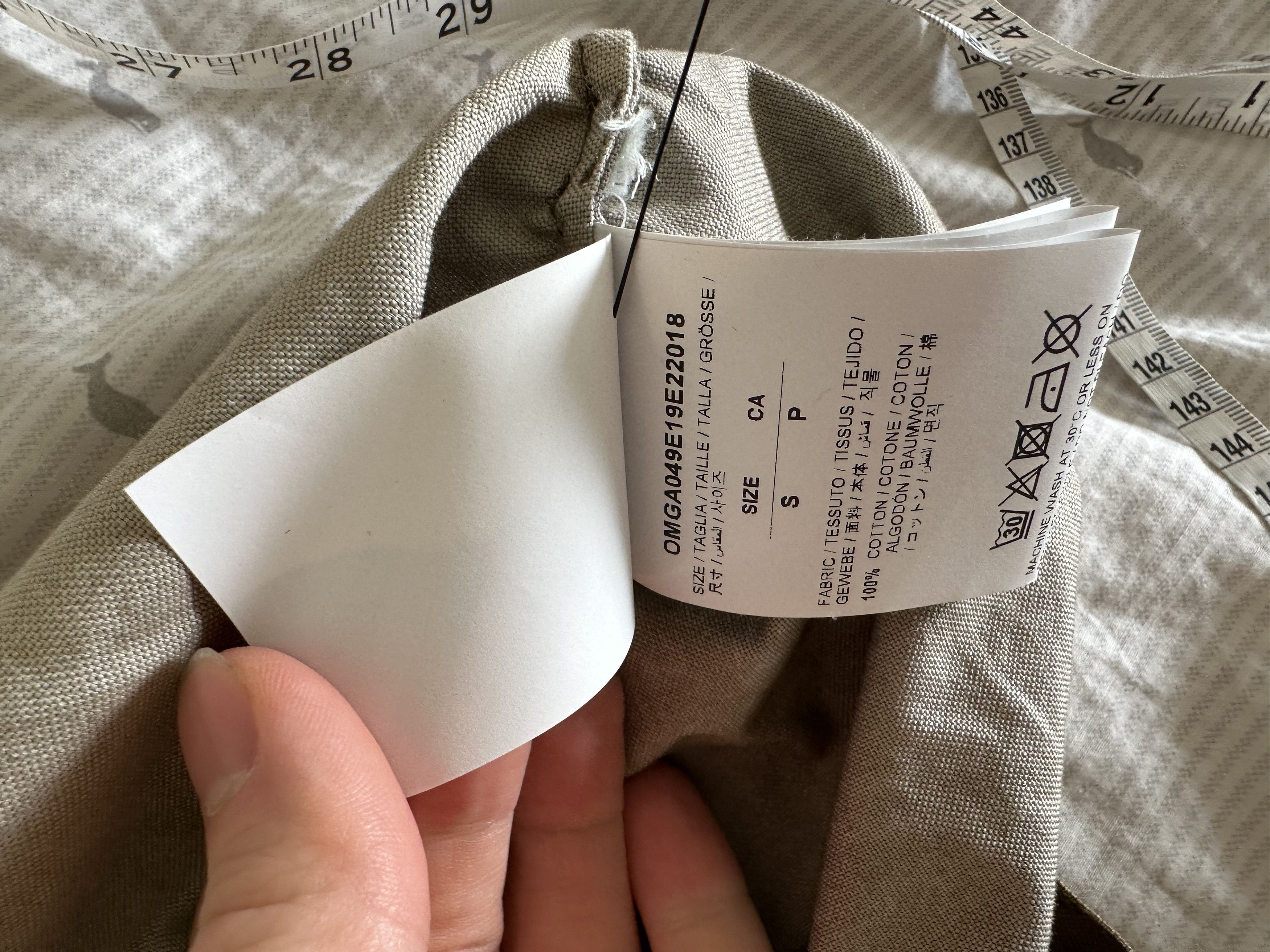 Off-White Off-White Incompiuto Camp Collar Shirt Size US S / EU 44-46 / 1 - 6 Thumbnail