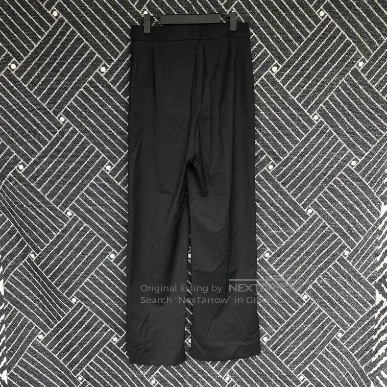 Fendi Fendi Black straight-leg pants with slits at the bottom Size 26" / US 2 / IT 38 - 2 Thumbnail