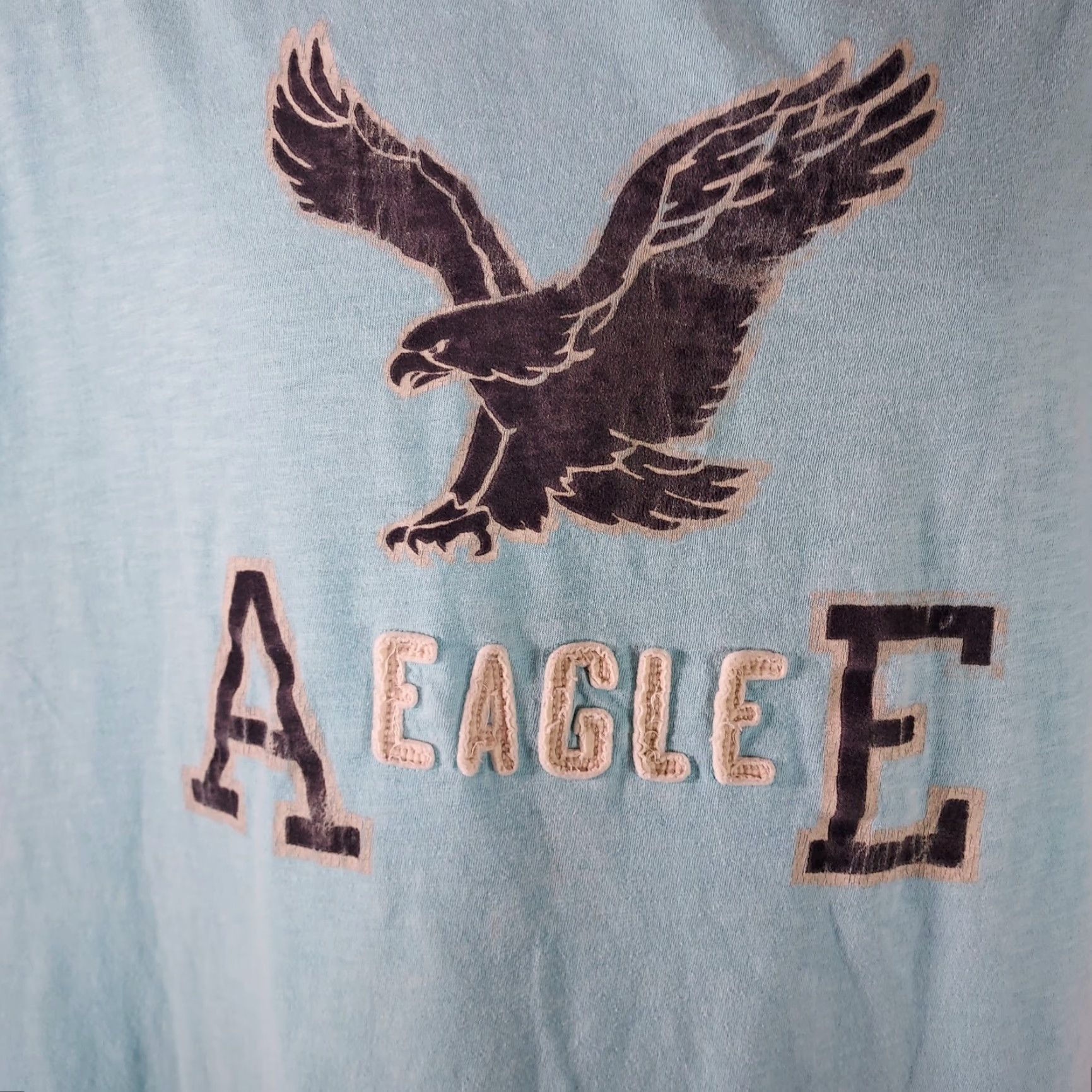American Eagle Outfitters American Eagle Mens XL Crew Neck T-Shirt Athletic Fit Short Sleeves BLUE Size US XL / EU 56 / 4 - 3 Thumbnail