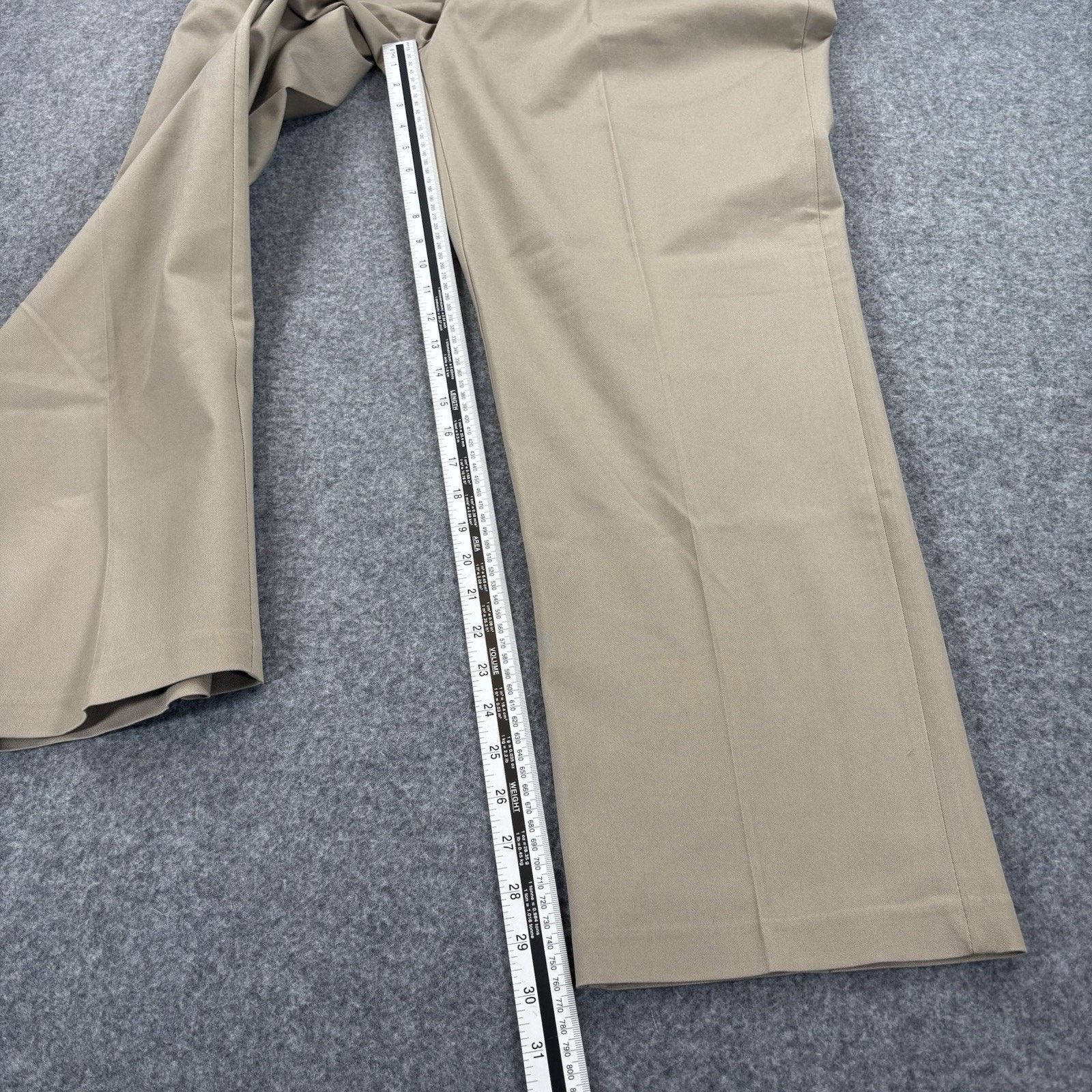 Haggar Haggar Mens Pants 40x30 Straight Khaki Perfect Fit Waistband Size US 40 / EU 56 - 9 Thumbnail