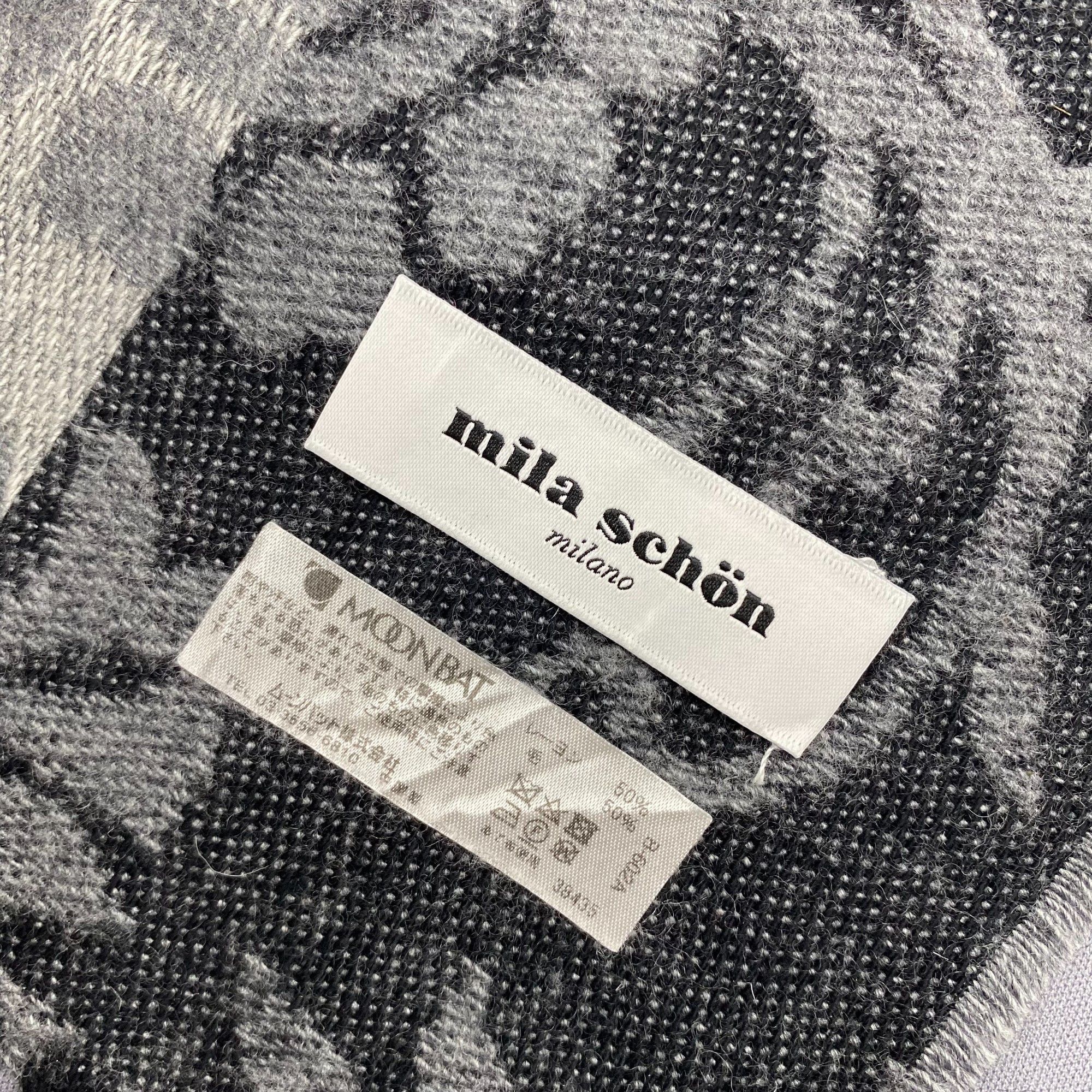 Mila Schon Vintage Mila Schon Scarf Muffler Wool Cashmere Scarves Size ONE SIZE - 6 Thumbnail