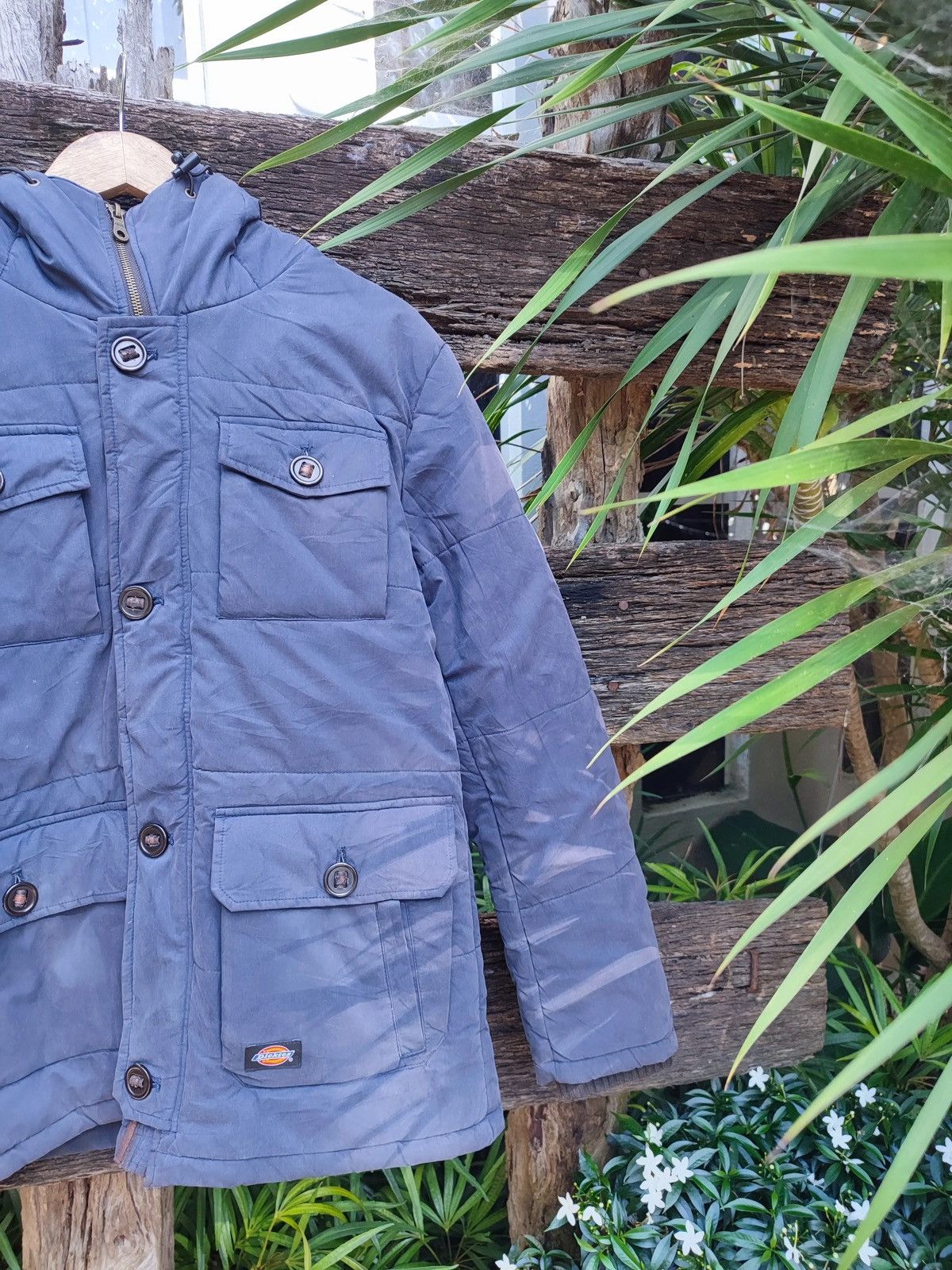 Dickies × Vintage Vintage Y2K Dickies Work Jacket – Faux Fur Hood (XL) Size US XL / EU 56 / 4 - 4 Thumbnail