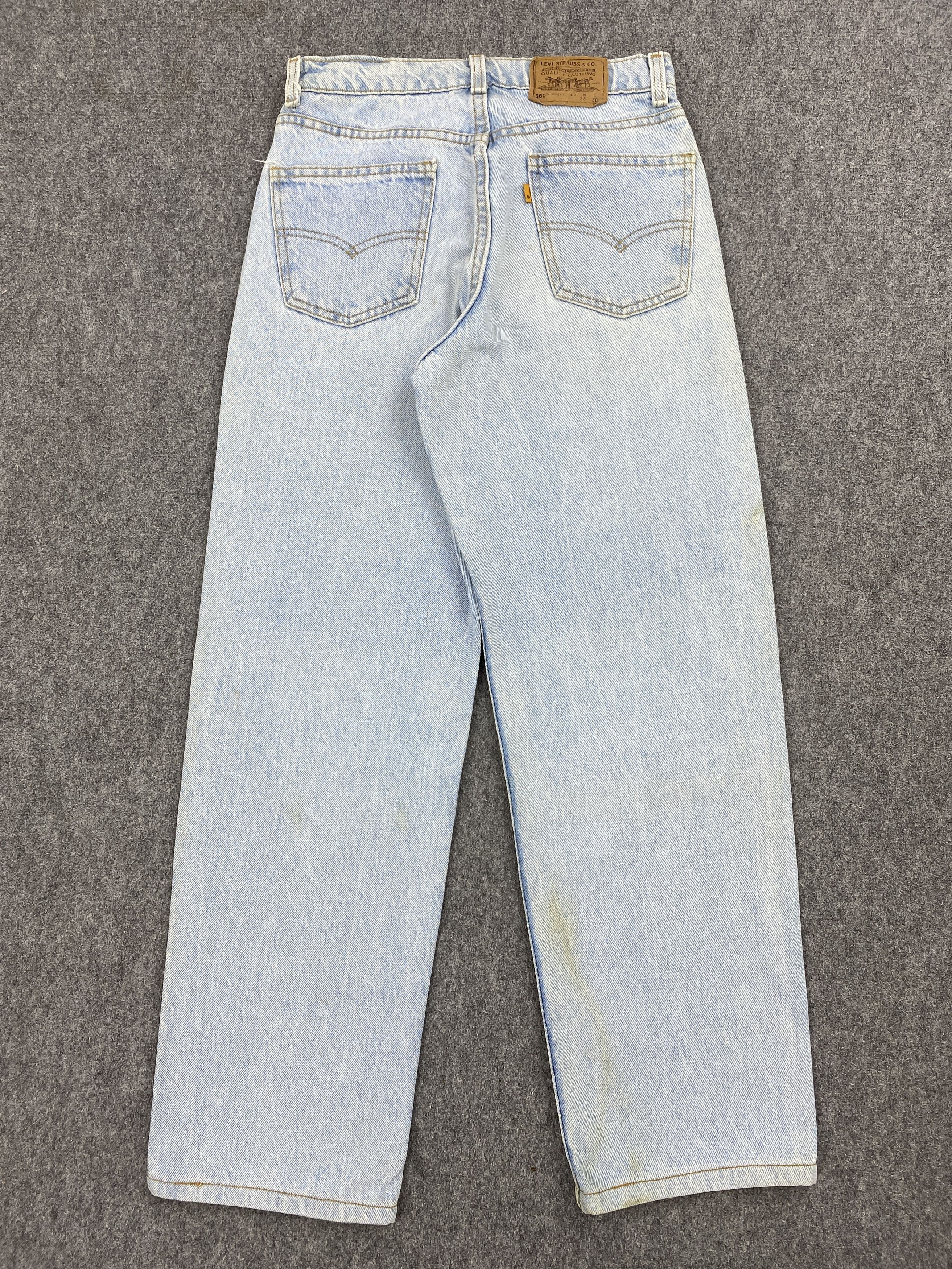Levi's × Vintage Vintage 90s Levis 560 Orange Tabs Jeans Size US 26 / EU 42 - 3 Thumbnail