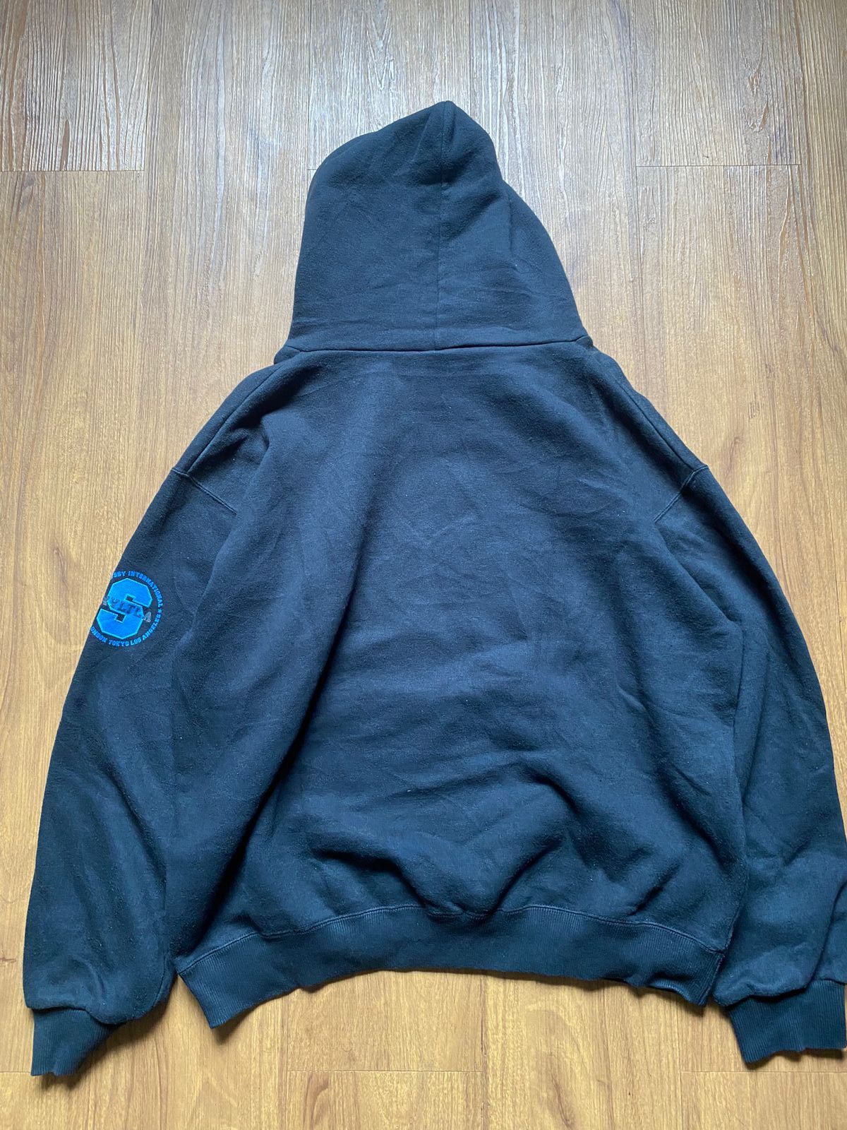 Stussy × Vintage Vintage Stussy NYLTLA Navy Big Font Size US XL / EU 56 / 4 - 4 Thumbnail