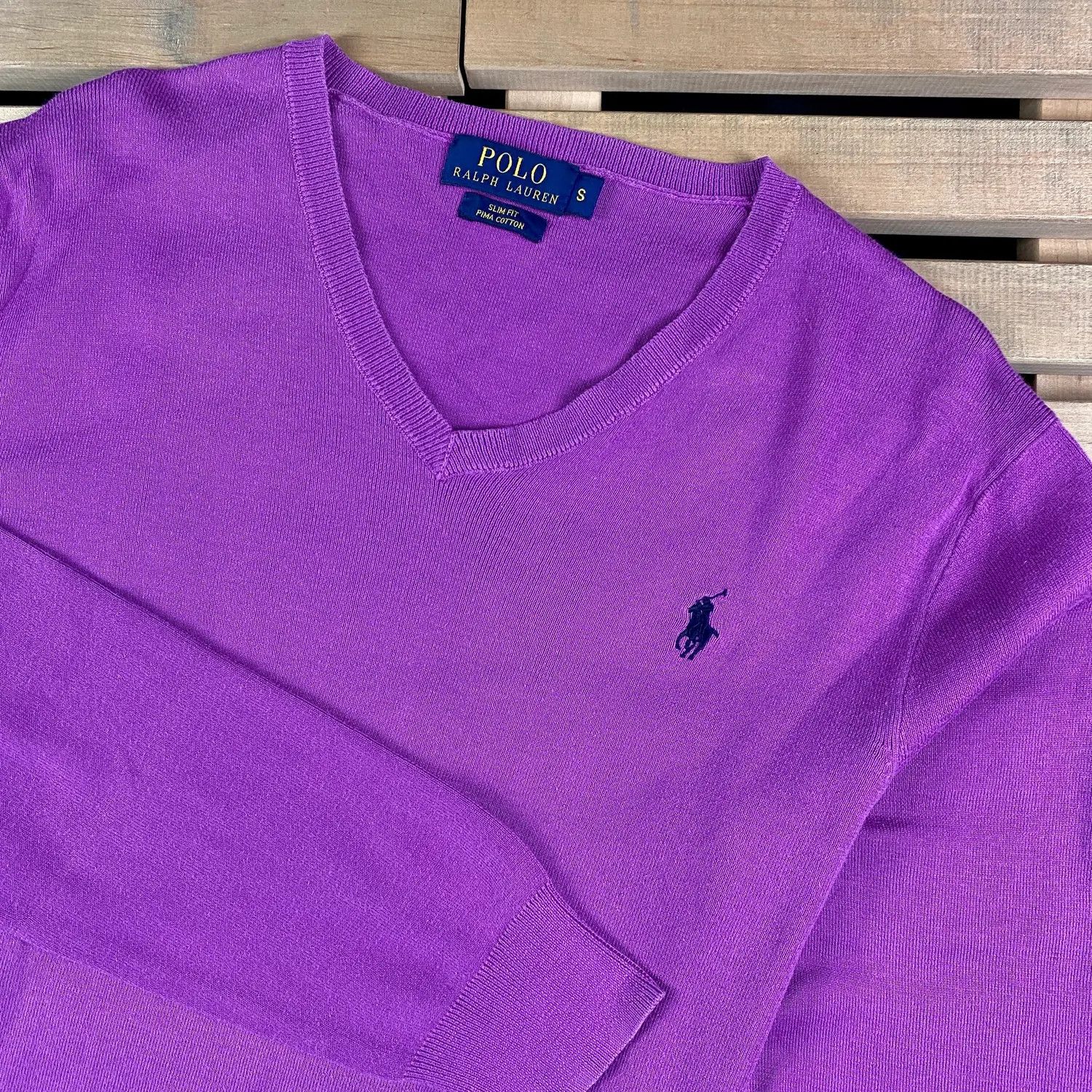 Polo Ralph Lauren Men’s Sweater Jumper Polo Ralph Lauren Size S V Neck Size US S / EU 44-46 / 1 - 2 Thumbnail