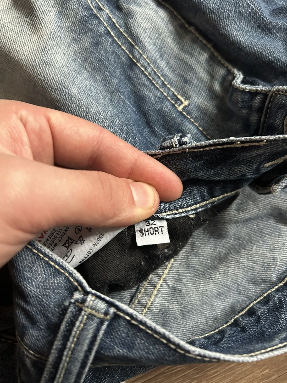 Vintage Vintage Mish Mash biker denim jeans elwood jeans mens Size US 32 / EU 48 - 7 Thumbnail