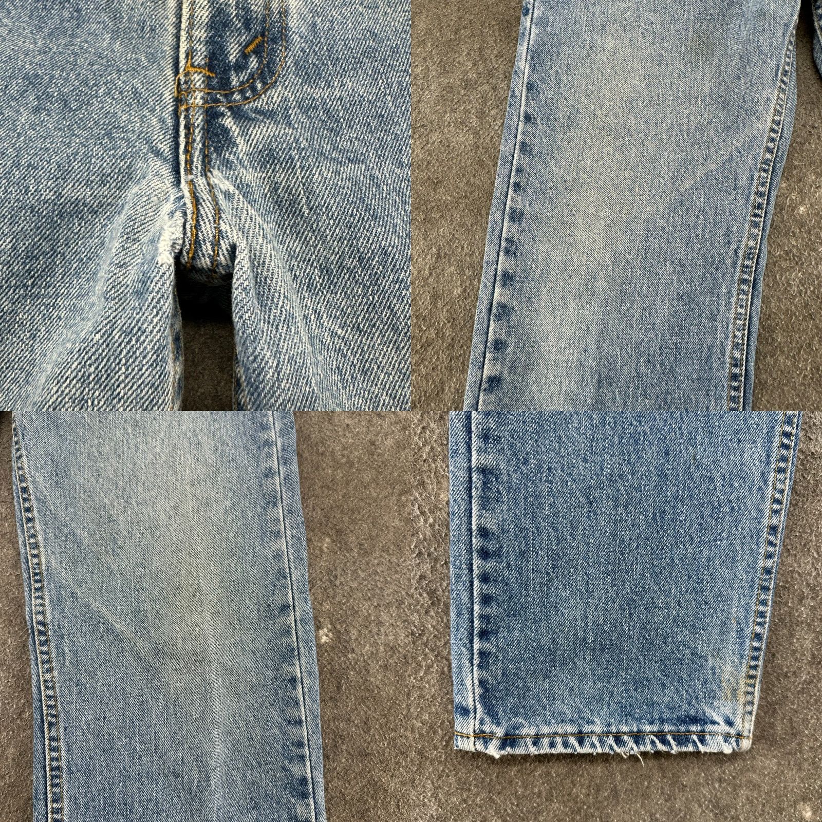 Levi's VINTAGE Levi's 505 Jeans Men 34x30 Blue Regular Straight Medium Wash Distressed 90s Size US 34 / EU 50 - 8 Thumbnail