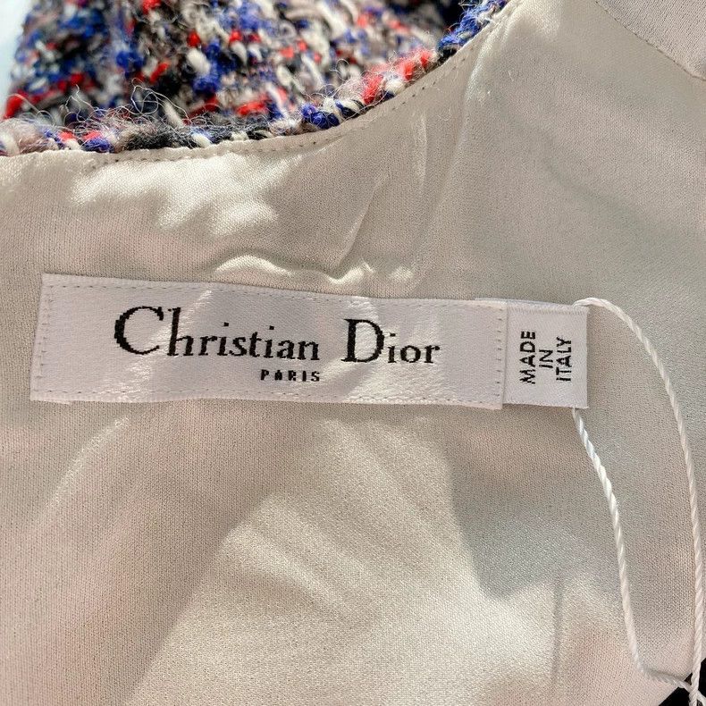 Dior Dior Tweed knitted dress Size XS / US 0-2 / IT 36-38 - 7 Thumbnail