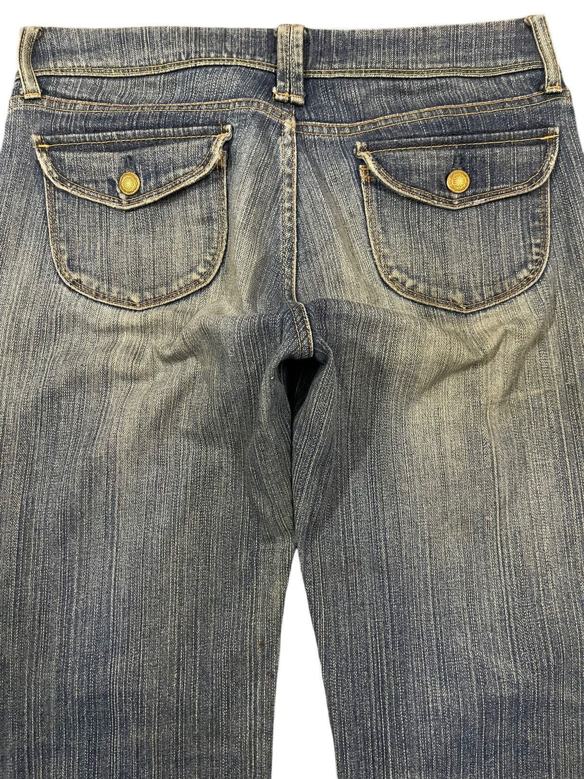 Uniqlo Vintage Japanese Uniqlo Mud Wash Style Wide Leg Jeans Size US 31 - 5 Thumbnail