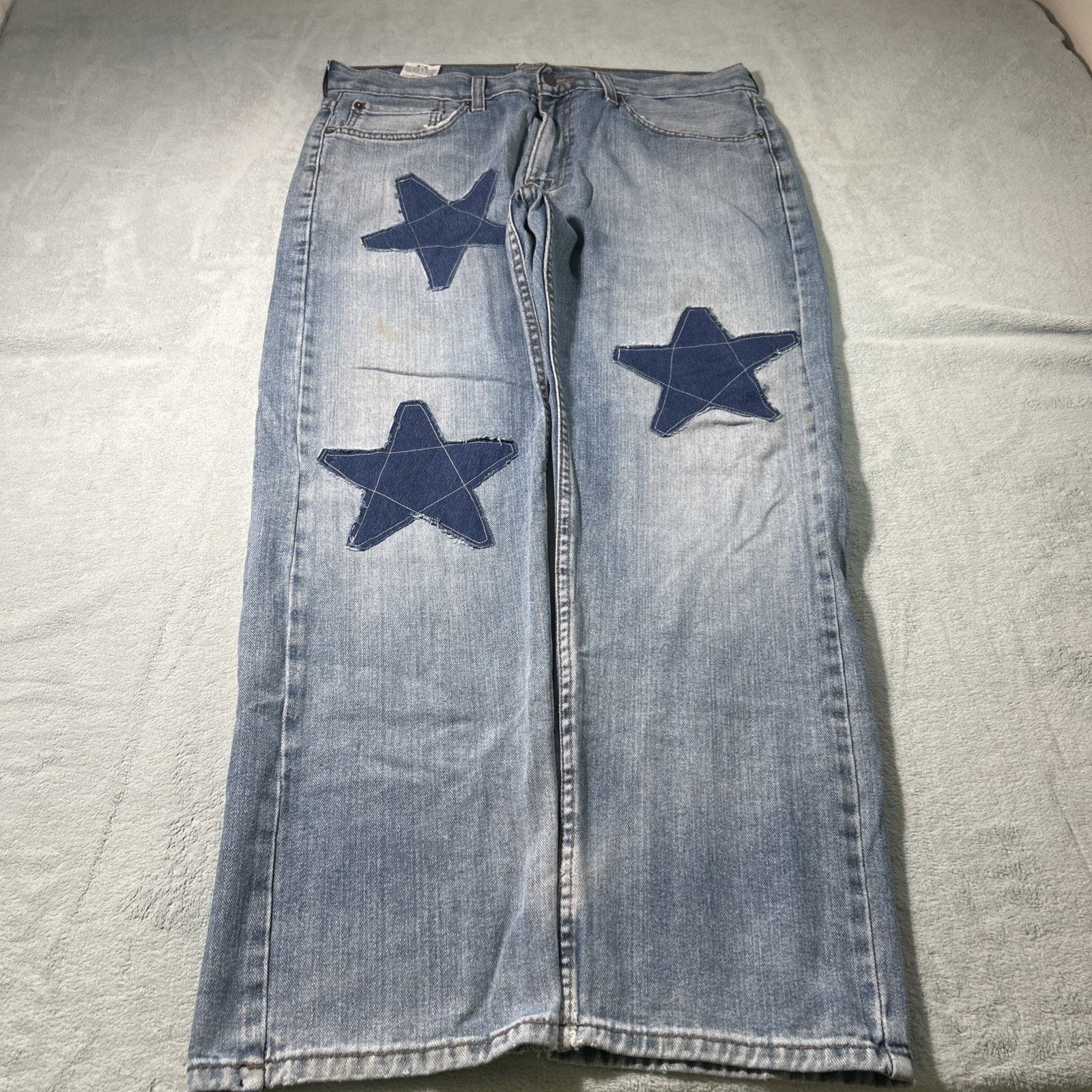 Levi's Levis Loose Baggy Jeans 36x30 Relaxed Hamilton Custom Stars Size US 36 / EU 52 - 12 Thumbnail