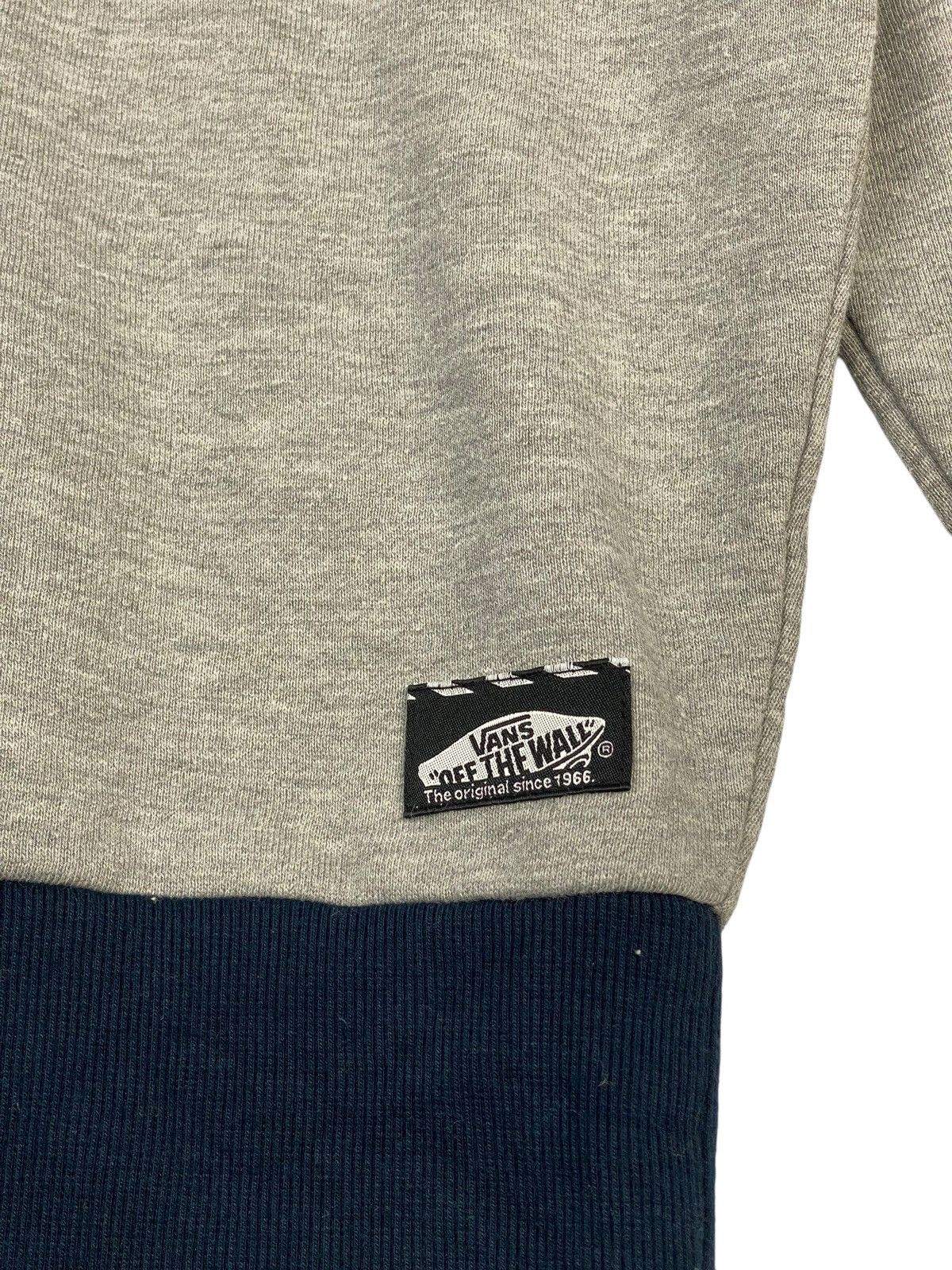 Vans × Vintage Vintage Vans Embroidered Crewneck Sweatshirt Gray Pullover Size US M / EU 48-50 / 2 - 5 Thumbnail