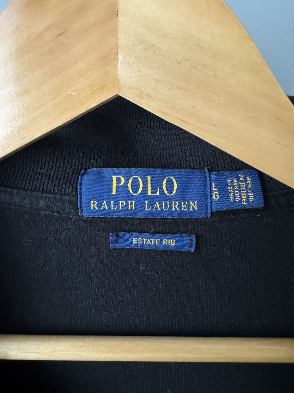 Polo Ralph Lauren Polo Ralph Lauren Vintage 1/3 Zip Sweater Knitwear Black L Size US L / EU 52-54 / 3 - 6 Thumbnail