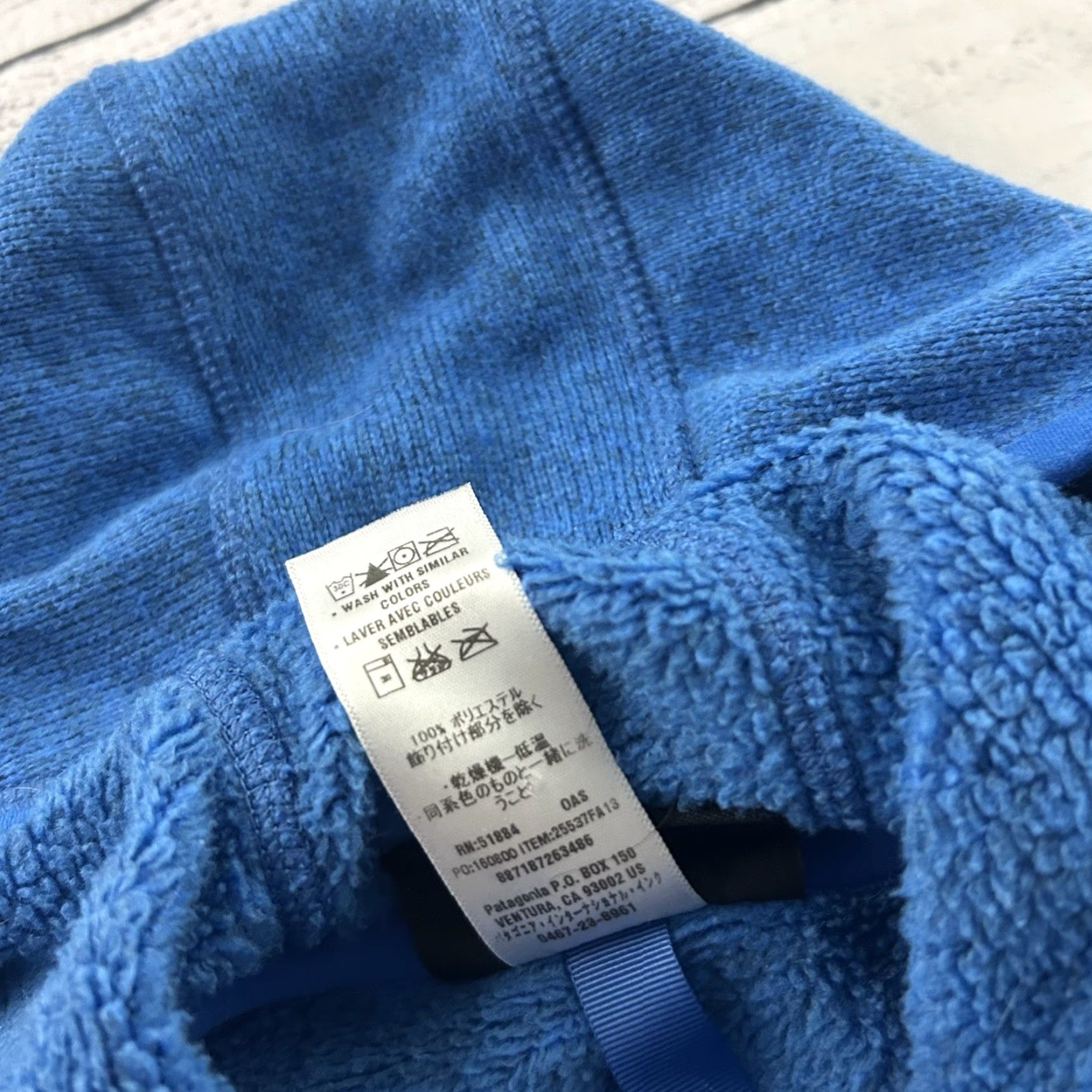 Patagonia VINTAGE Patagonia Better Sweater Full Zip Hoody Jacket Women XS Blue Lined Fleece Size XS / US 0-2 / IT 36-38 - 6 Thumbnail