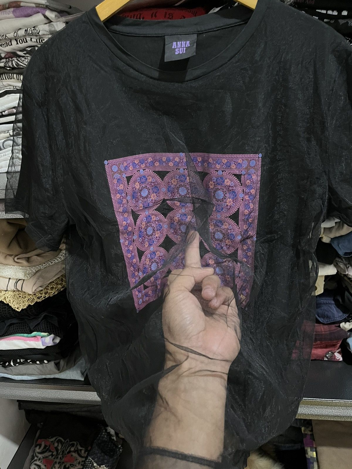 Anna Sui × Hysteric Glamour × If Six Was Nine 💸BINDINGOFFER💸Anna sui double layer archive tees Size L / US 10 / IT 46 - 3 Thumbnail
