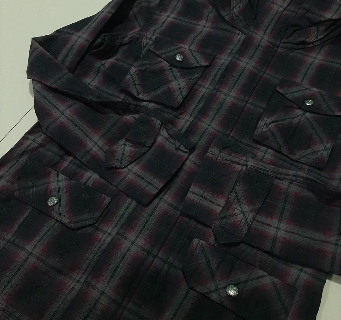 Japanese Brand 2000s Hysteric Plaid Bono Hodded y2k Lgb Ifsixwasnine Size US M / EU 48-50 / 2 - 2 Thumbnail