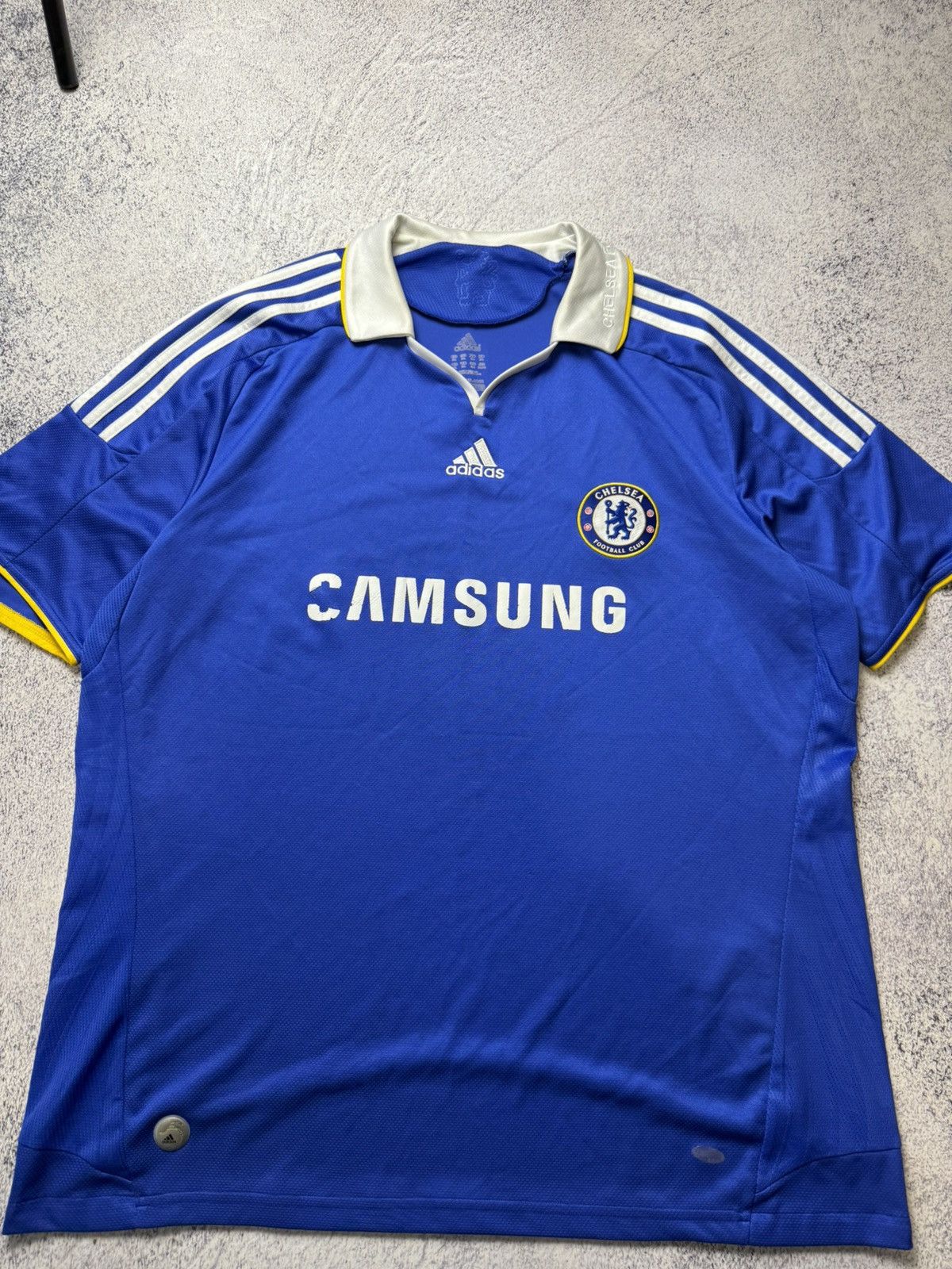 Adidas Chelsea Adidas Jersey Used Blue Men's Champions League Size US XL / EU 56 / 4 - 3 Thumbnail