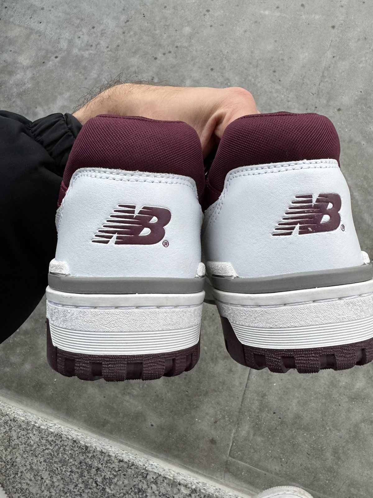 New Balance × Off-White New Balance 550 Burgundy Cyan Size US 12 / EU 45 - 6 Thumbnail