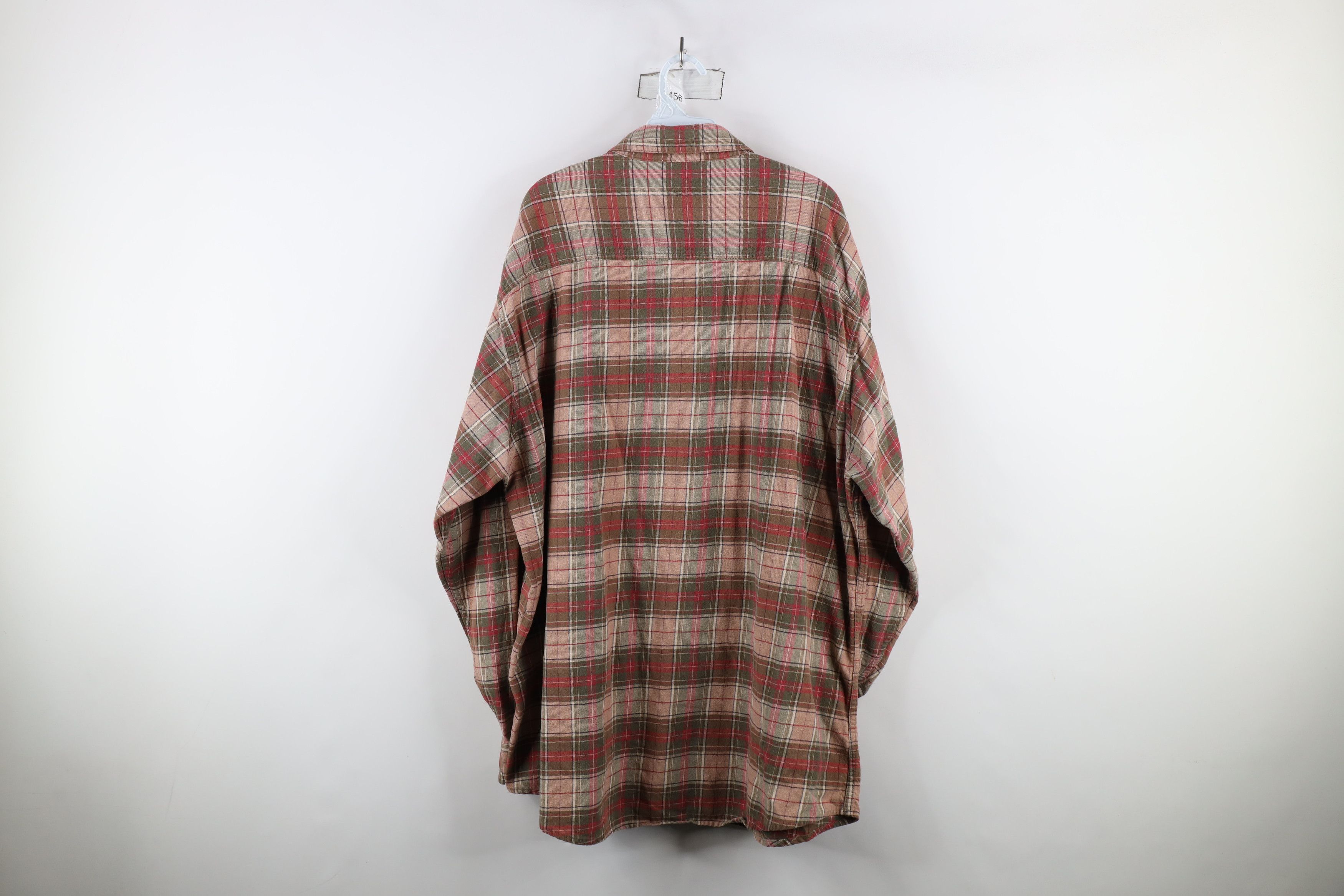 Vintage × Woolrich Woolen Mills Vintage 90s Woolrich Collared Button Down Shirt Plaid Size US XXL / EU 58 / 5 - 8 Thumbnail