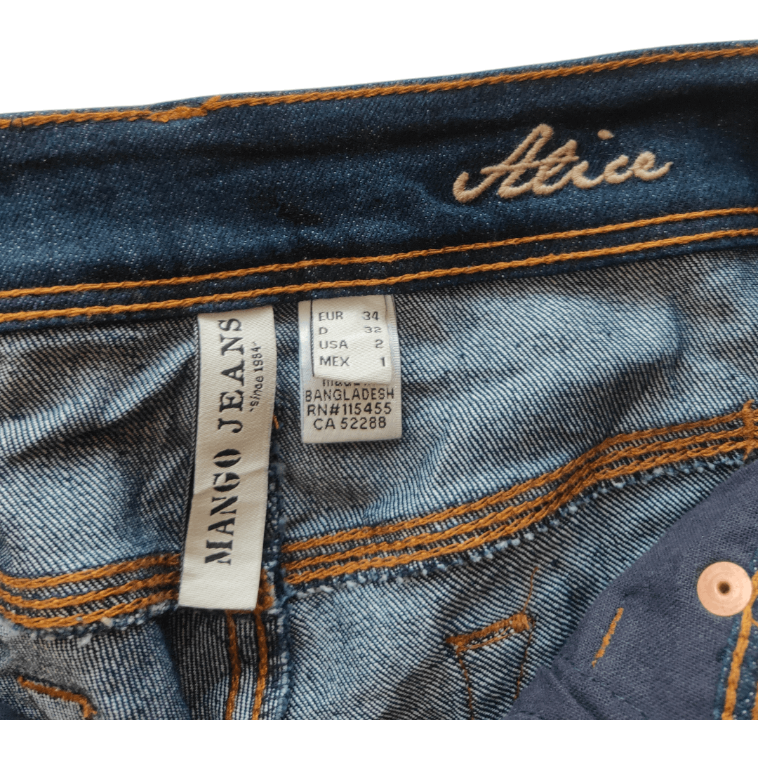 Mango Mango Denim Jeans Size 26" / US 2 / IT 38 - 4 Thumbnail